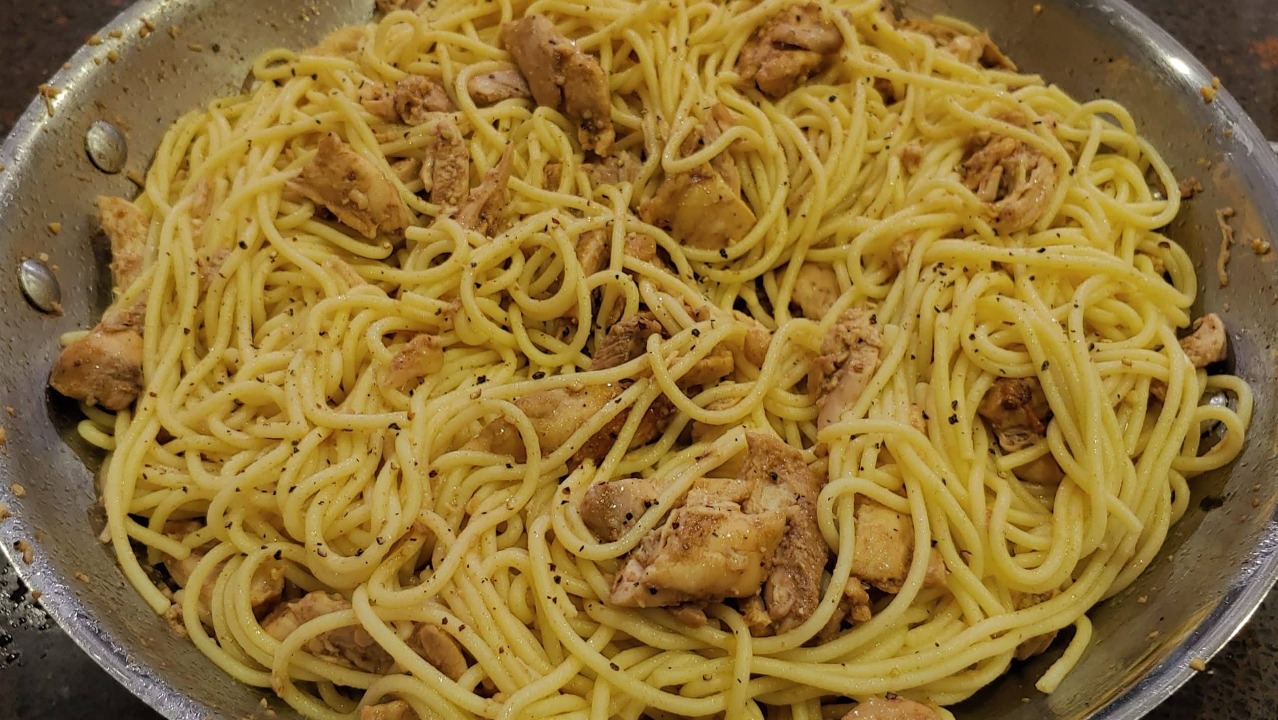 Chicken Spaghetti - Dining in with Danielle
