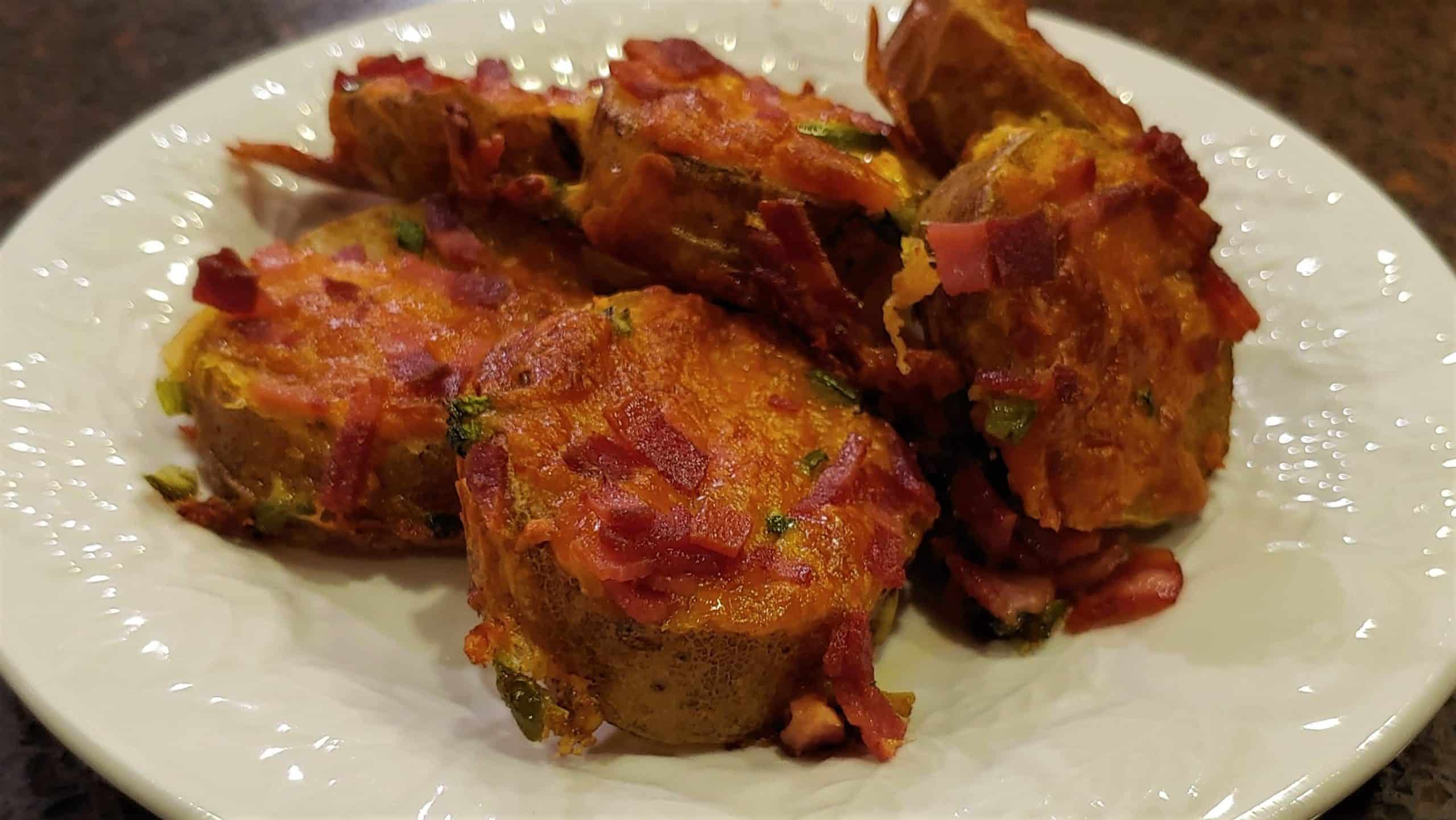 Turkey Bacon Potato Nachos are perfect for Party Appetizers! Potato Nachos - Dining in with Danielle
