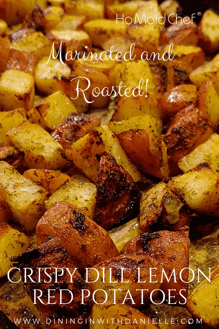 crispy potatoes - Dining in with Danielle