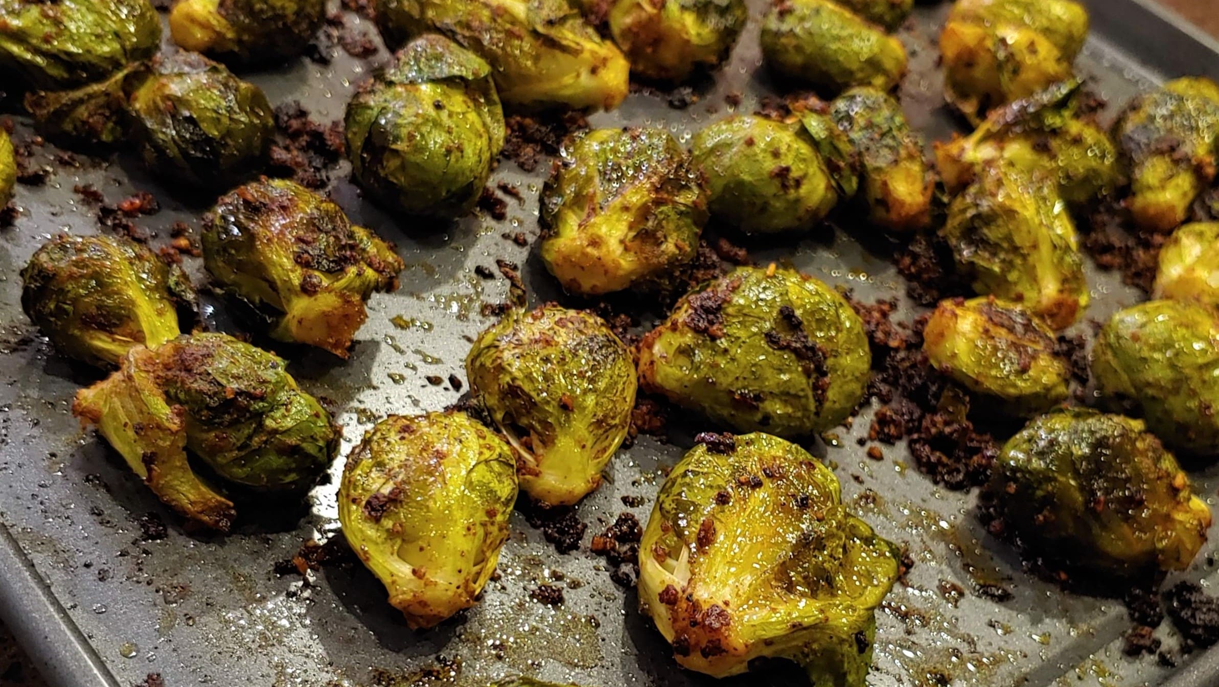 Roasted Tex Mex Brussels Sprouts! Brussels Sprouts - Dining in with Danielle