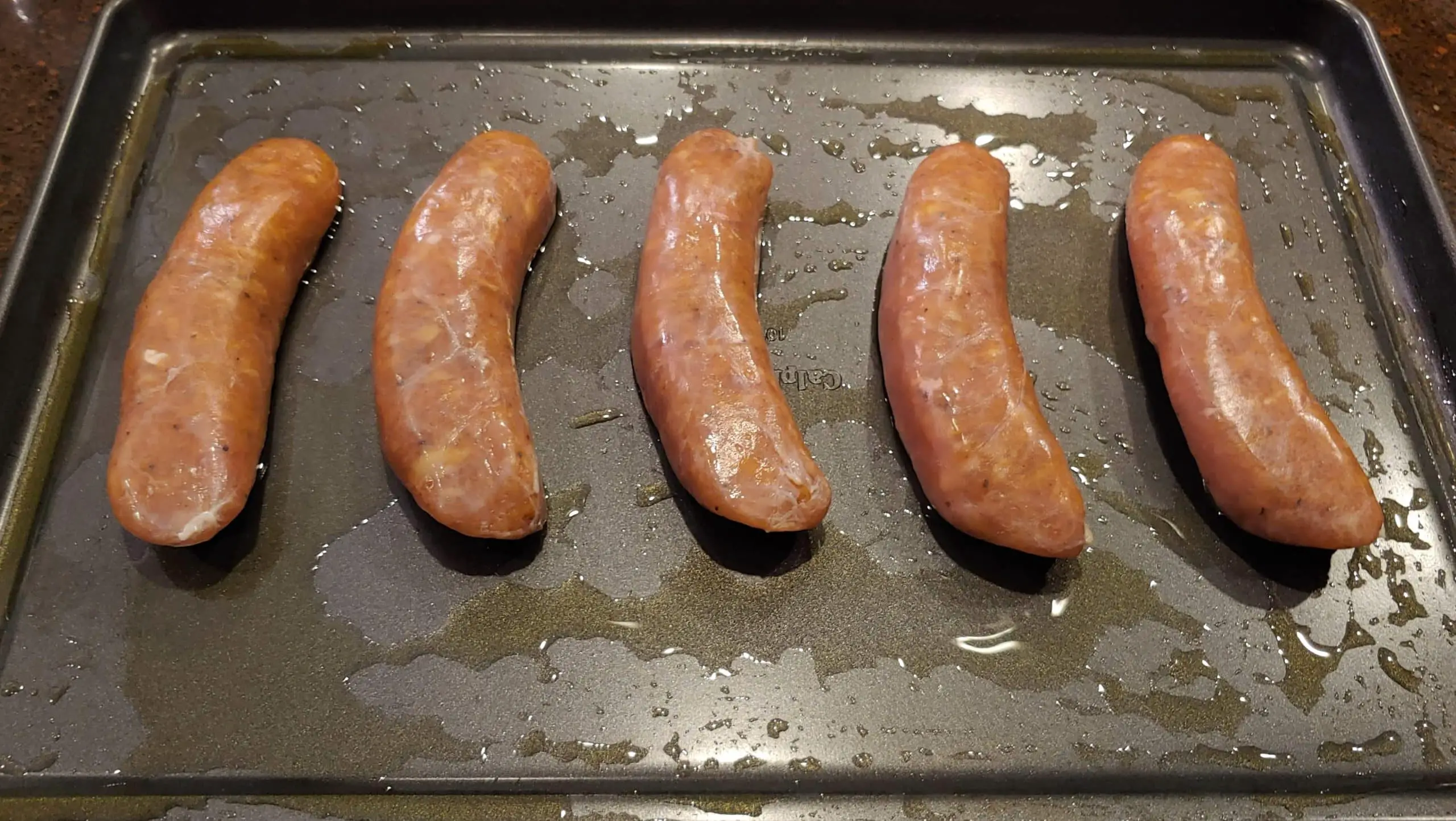 roasting chicken sausage - Dining in with Danielle