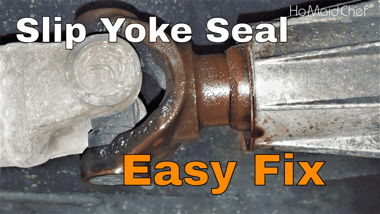 Replace Slip Yoke Seal And Change Oil - Chris Does What