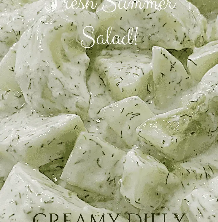 cucumber salad - Dining in with Danielle