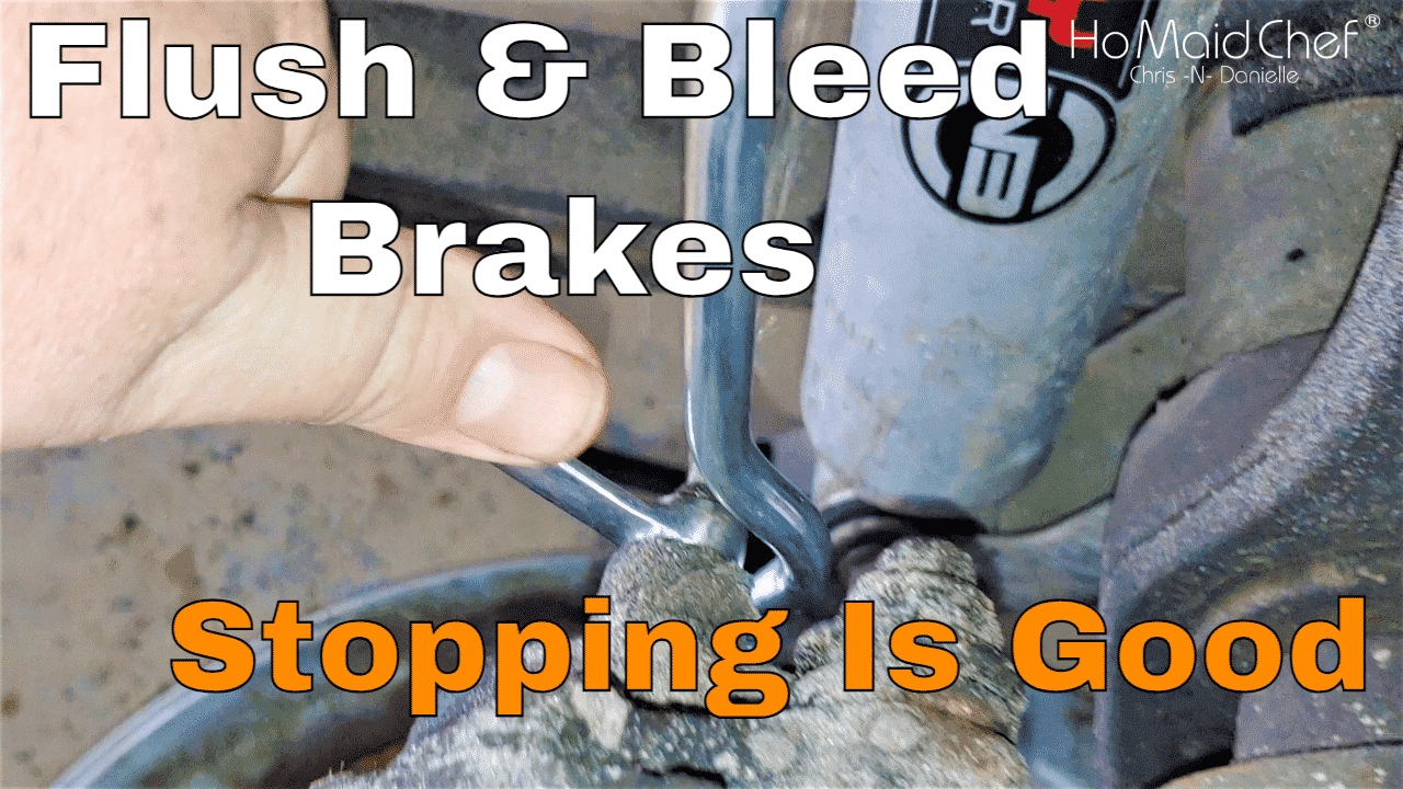 How to Flush and Purge Air From Brakes As We Change Busted Brake Hose - Chris Does What