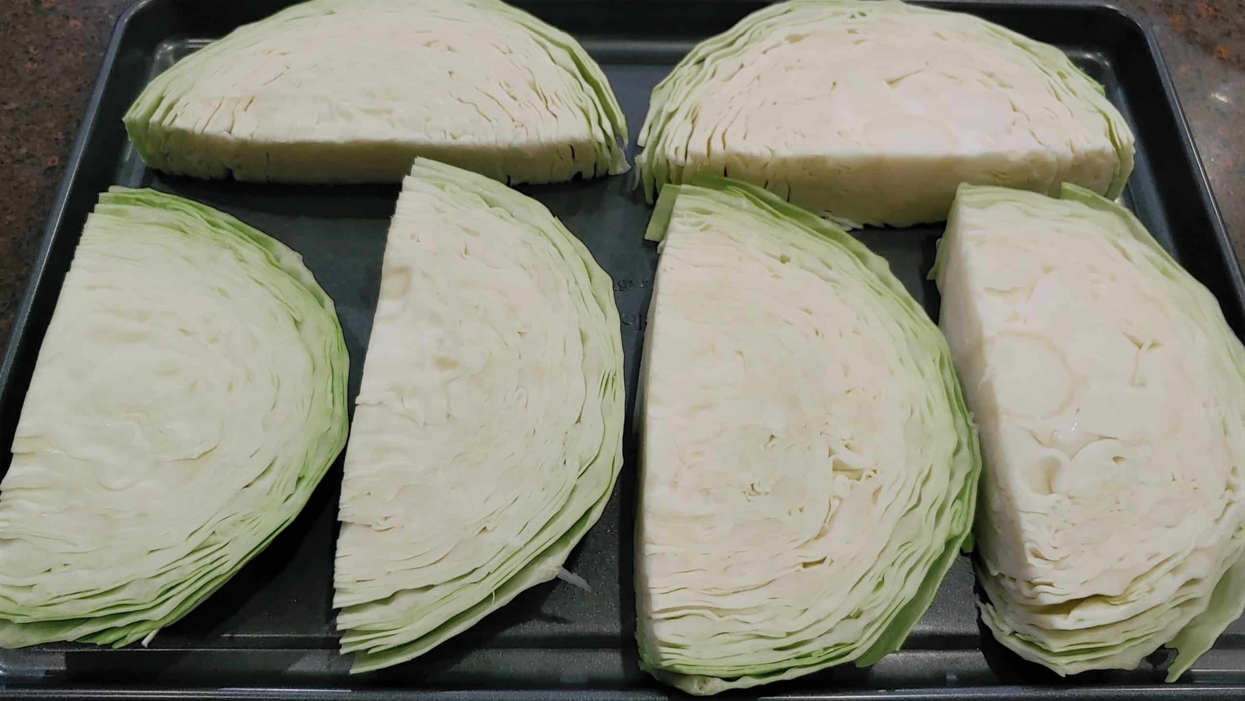 Preparing the Roasted Garlic Balsamic Cabbage Steaks! Cabbage steaks - Dining in with Danielle