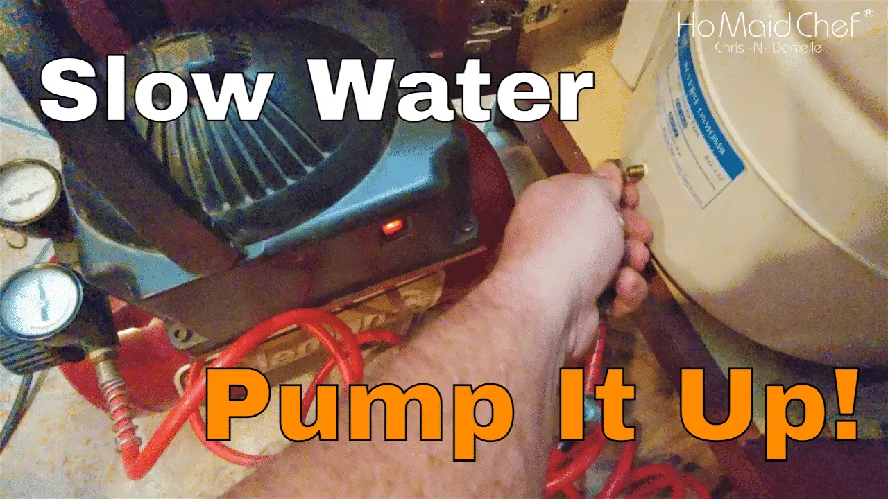 How To Fix Reverse Osmosis Slow Flow, Easy Re-Pressurize System Tank - Get Water Flow Back - Chris Does What