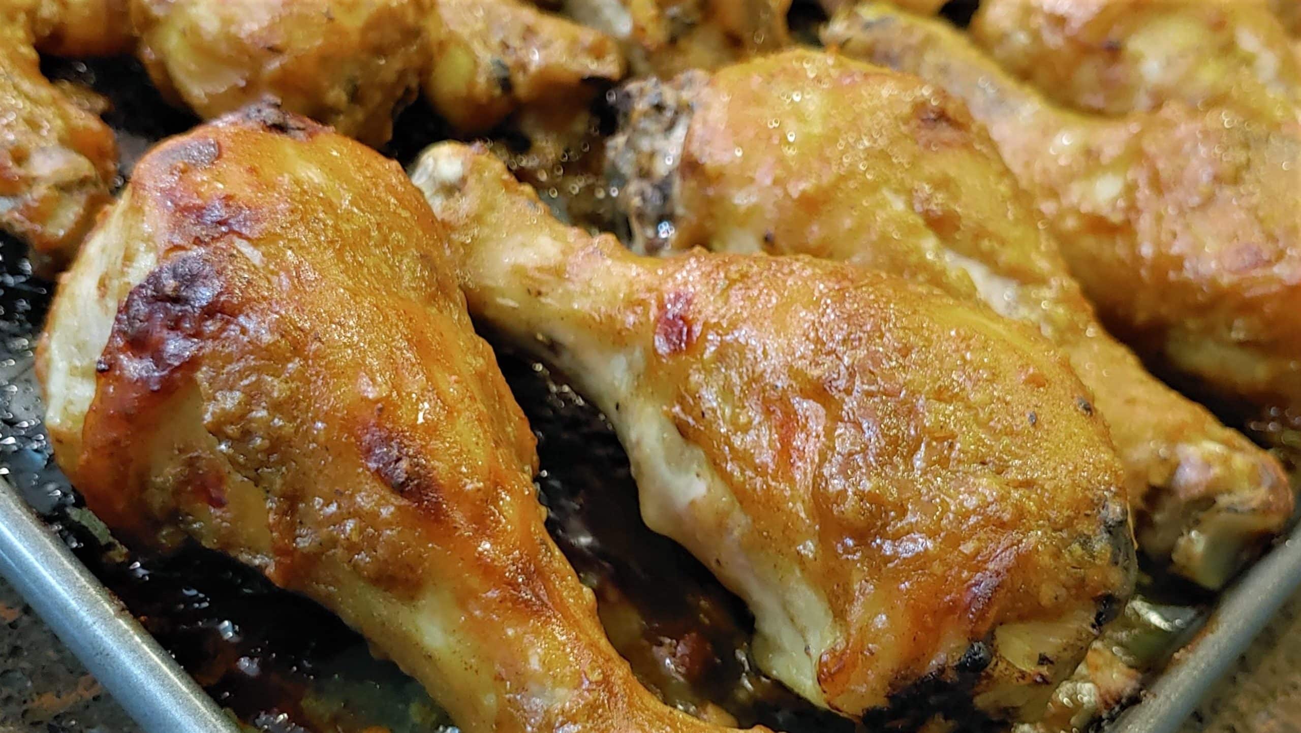 Oven Barbeque Honey Mustard Chicken Legs! Oven Baked BBQ Chicken - Dining in with Danielle