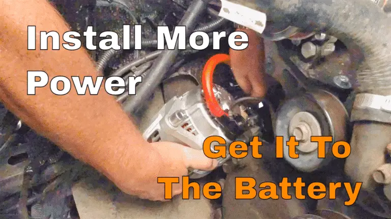 Install High Output Alternator And 2 Gauge Wire - Chris Does What