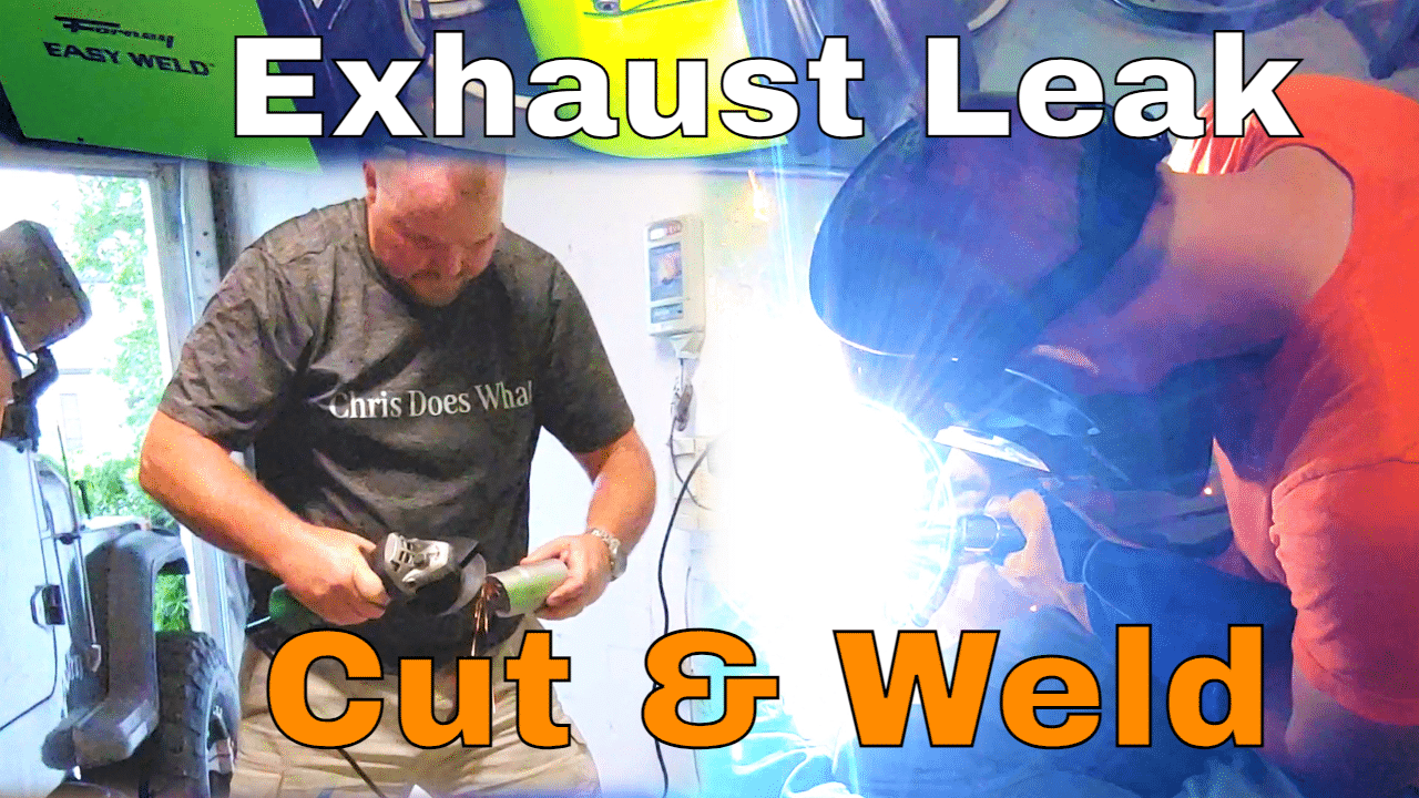 Muffler Rattling & Exhaust Leaks, Little Welding & Cutting Will Fix It - Chris Does What