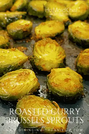 Roasted Curry Brussels Sprouts