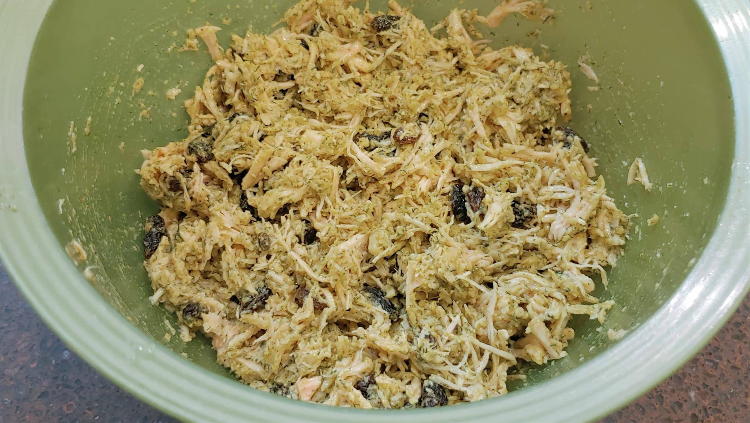Chicken Salad with Raisins - Dining in with Danielle