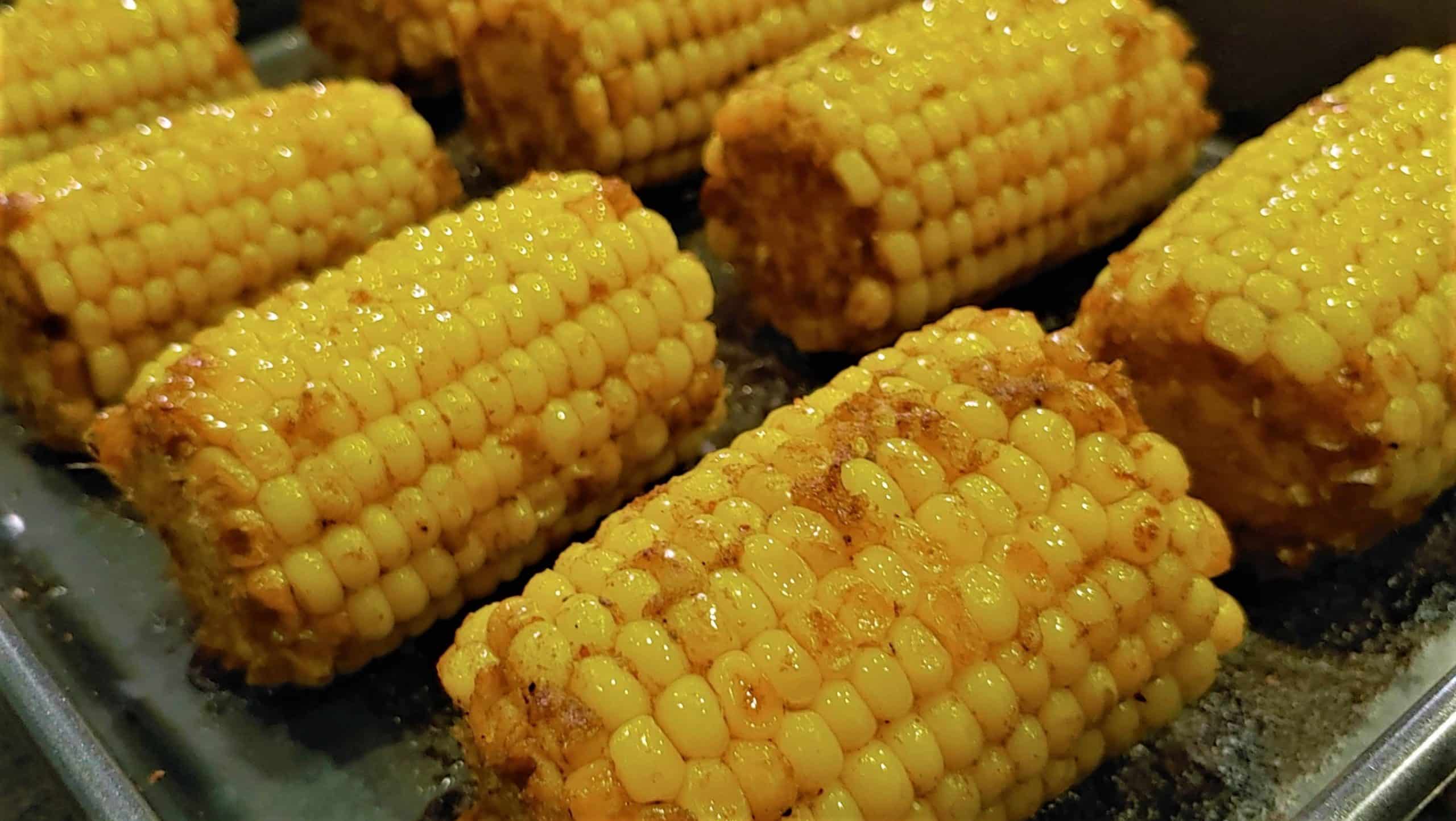 Roasted Tex Mex Corn On The Cob Roasted in the Oven! Roasted Corn On The Cob - Dining in with Danielle