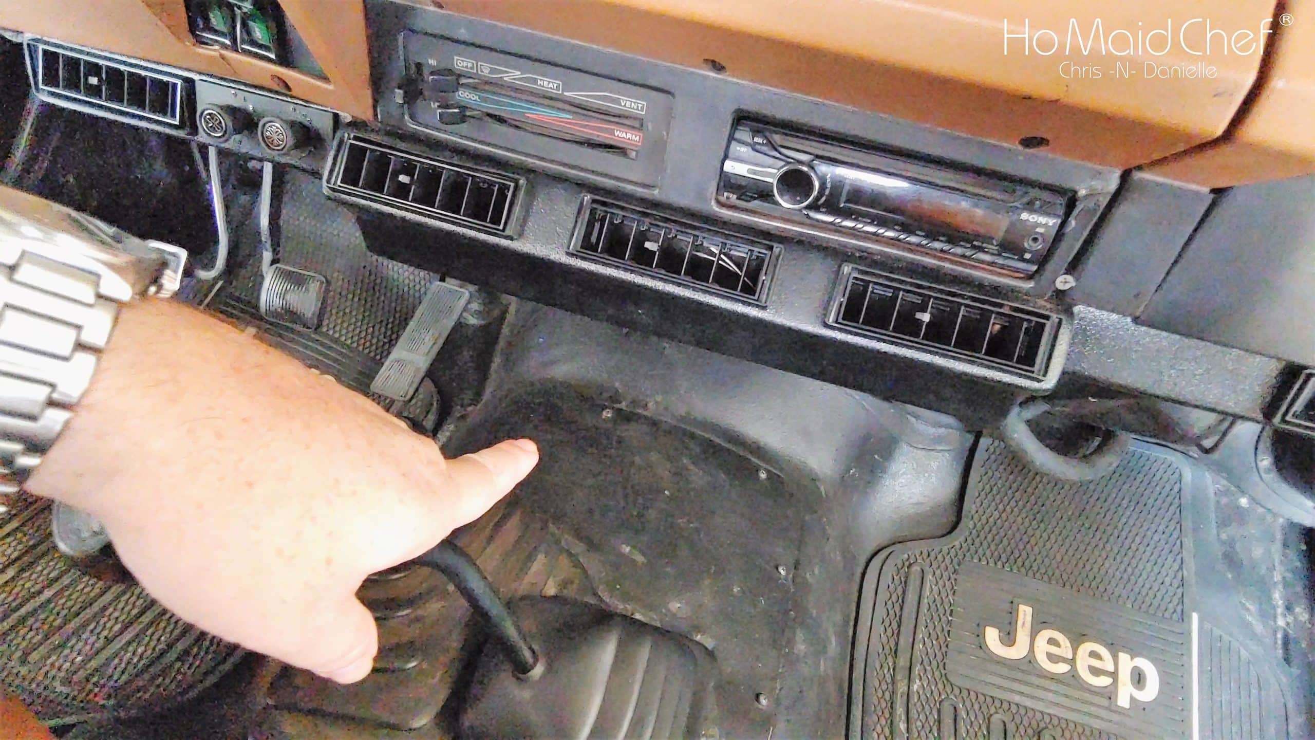 Jeep Floor Insolation