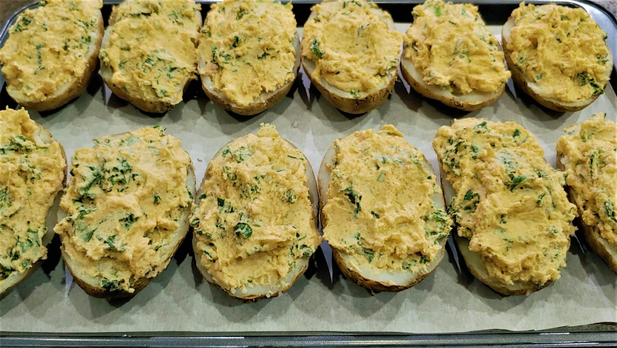 Twice Baked Potatoes with Kale - Dining in with Danielle