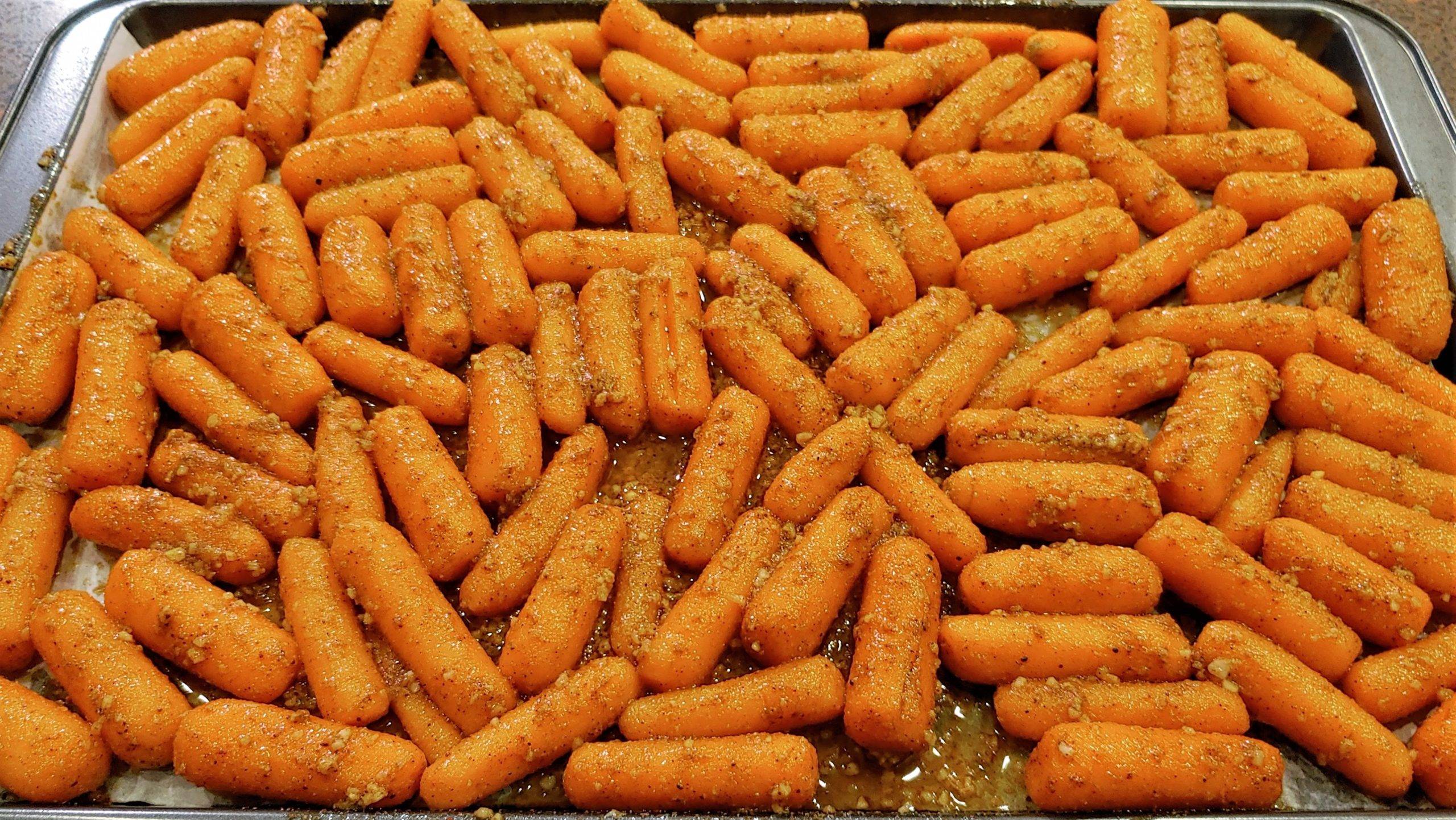 Roasted baby carrots - Dining in with Danielle