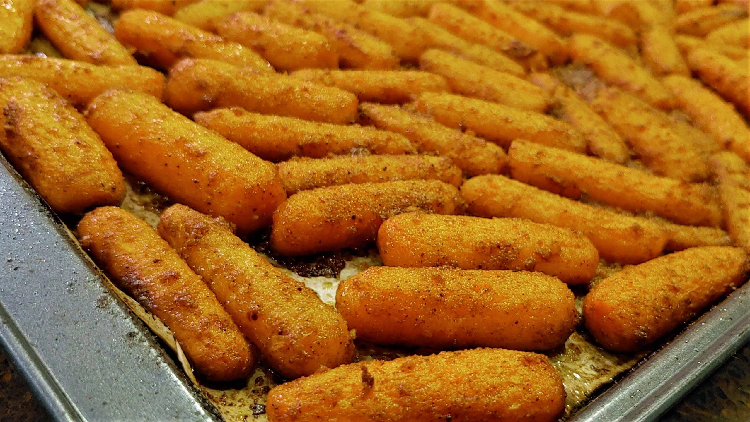 Roasted Spicy Carrots Delicious Side Dish! Roasted Carrots - Dining in with Danielle