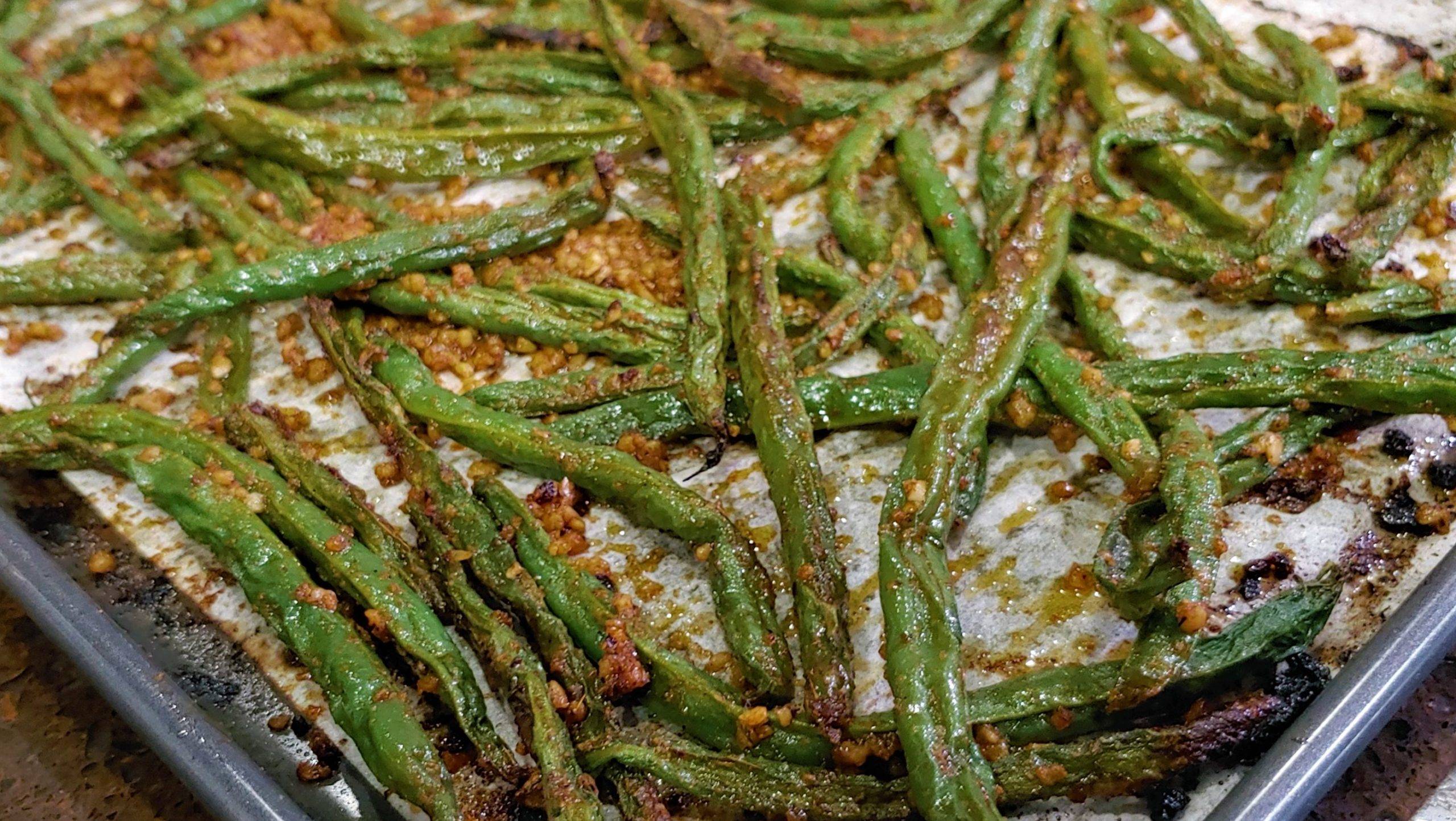 Roasted Tex Mex Green Beans! Green Beans - Dining in with Danielle