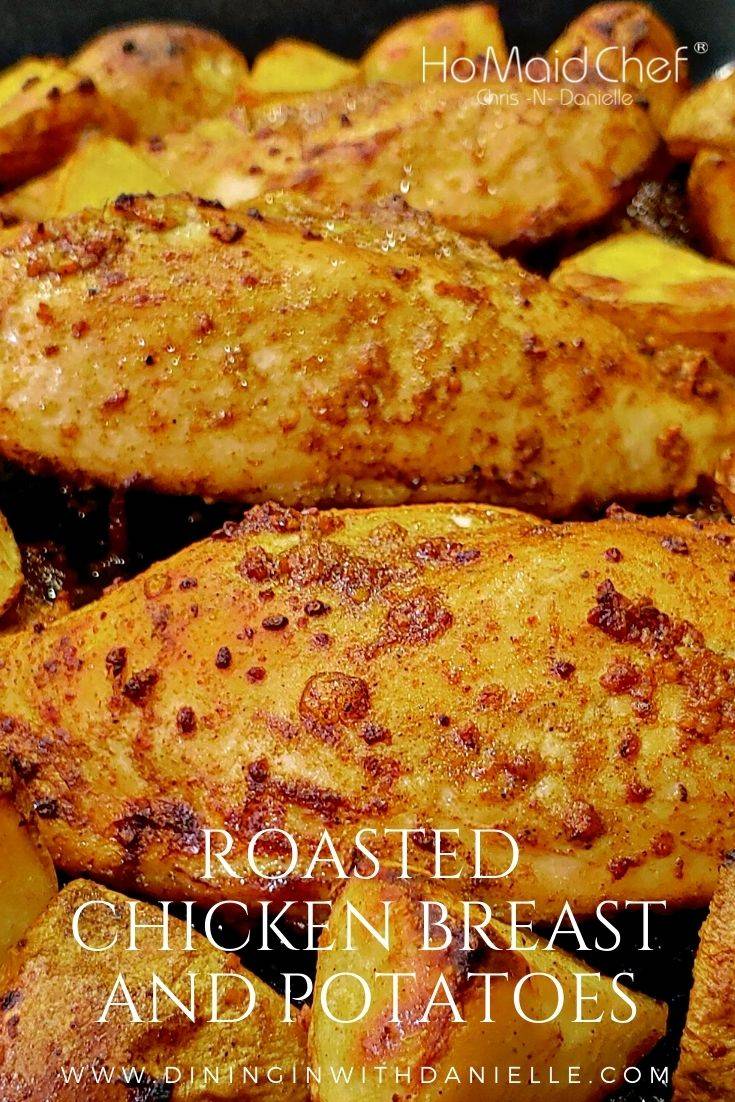 Roasted chicken breast - Dining in with Danielle