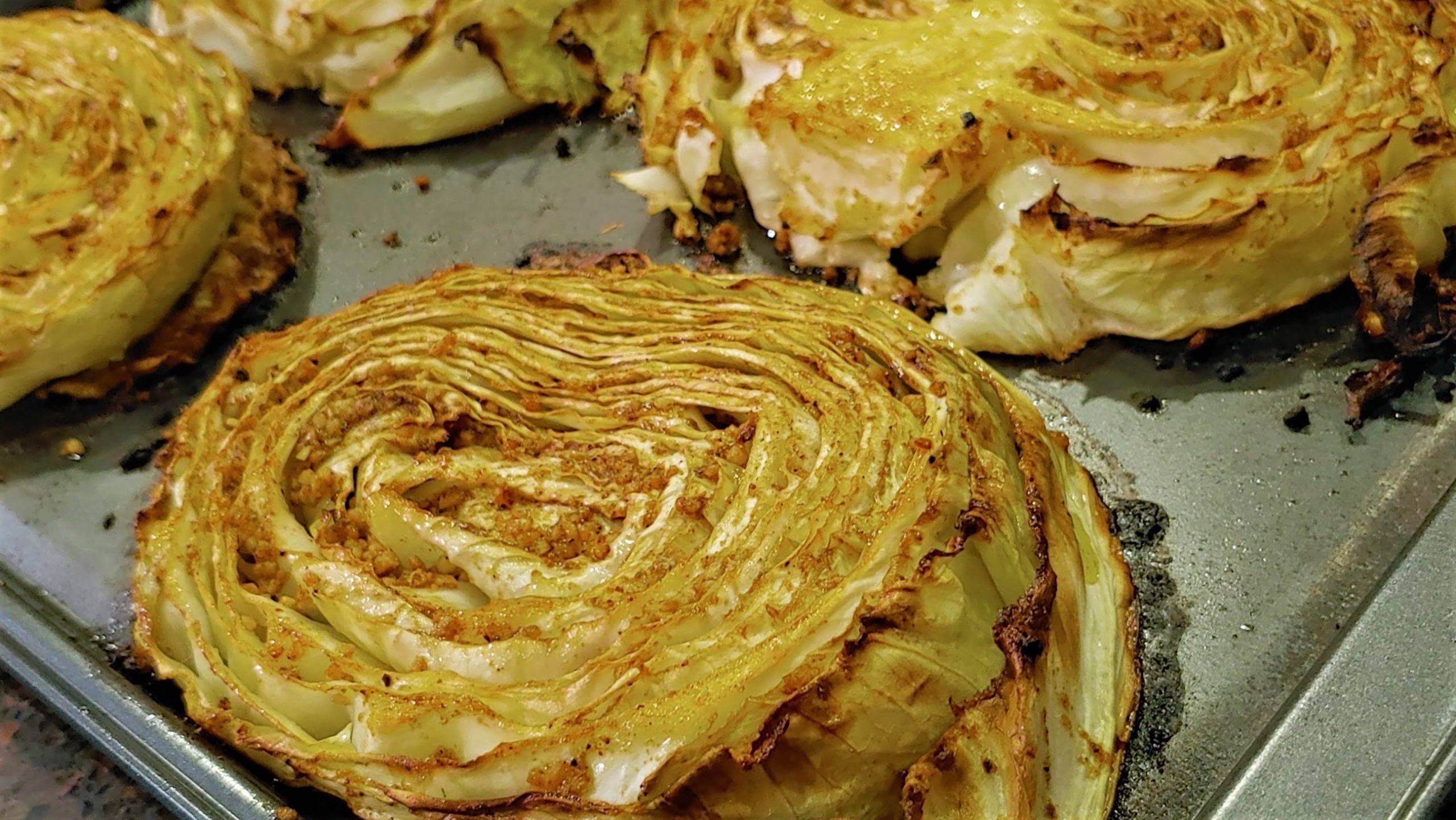 Meaty and Sweet Roasted Tex Mex Cabbage Steaks! cabbage steaks - Dining in with Danielle