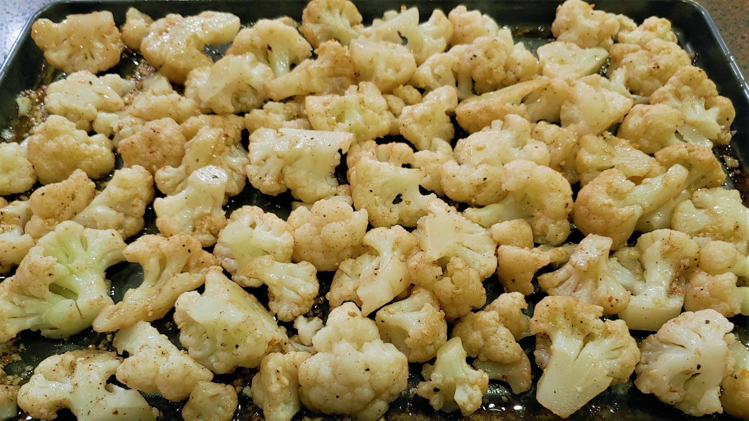 Marinated Roasted Cauliflower - Dining in with Danielle