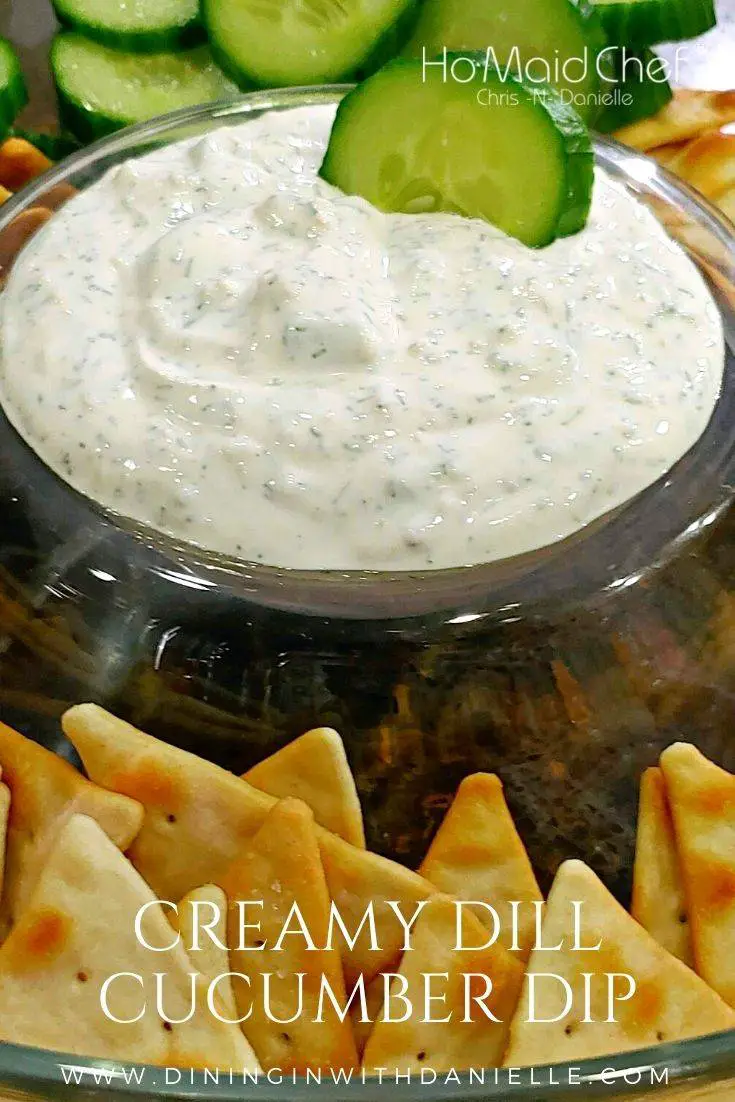 Cucumber Dip - Dining in with Danielle
