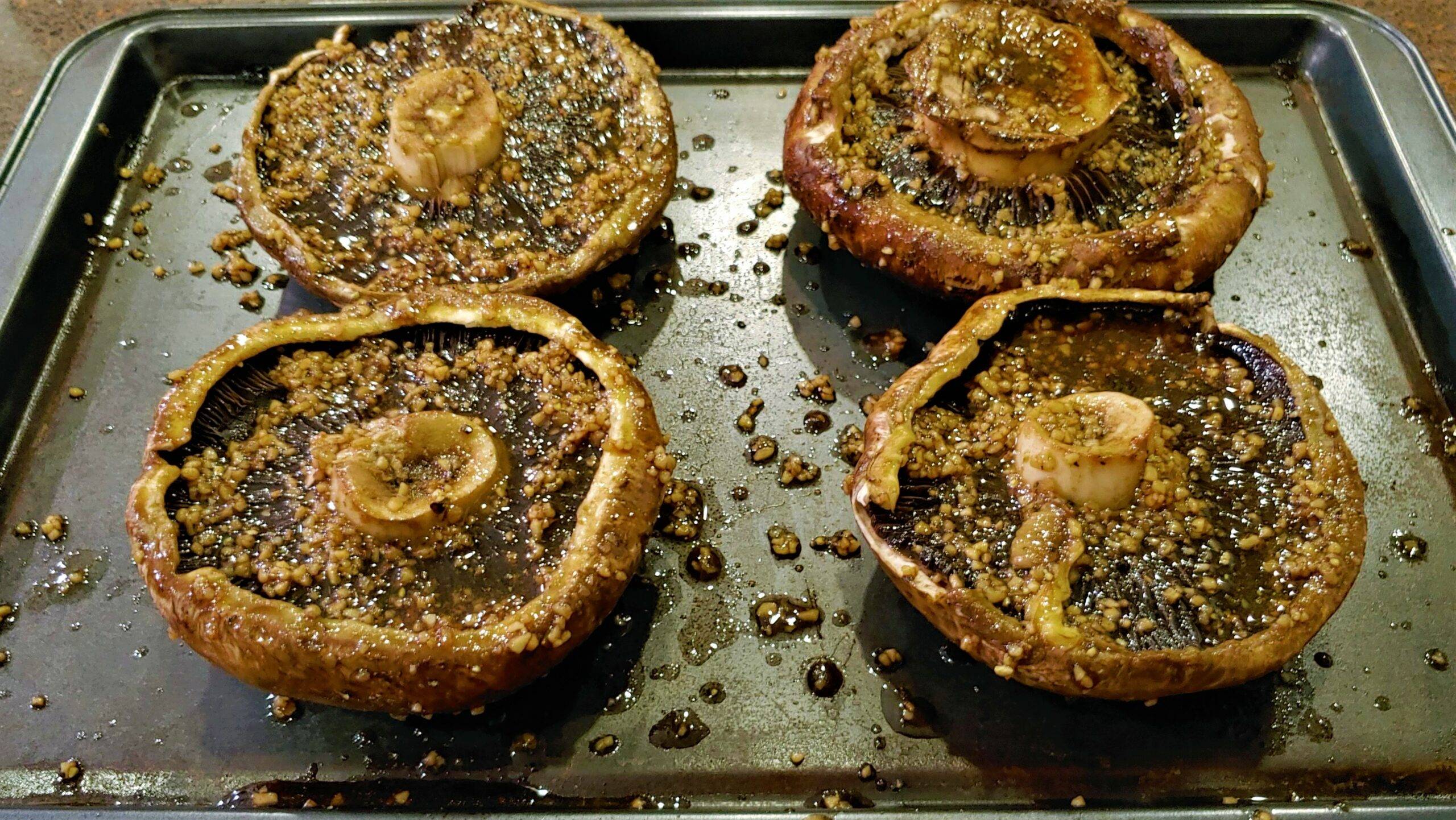 Roasted Portabella Steaks - Dining in with Danielle