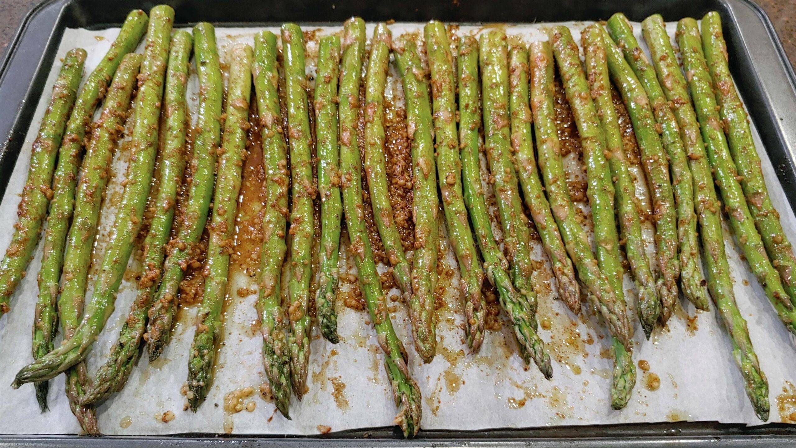 marinated asparagus - Dining in with Danielle