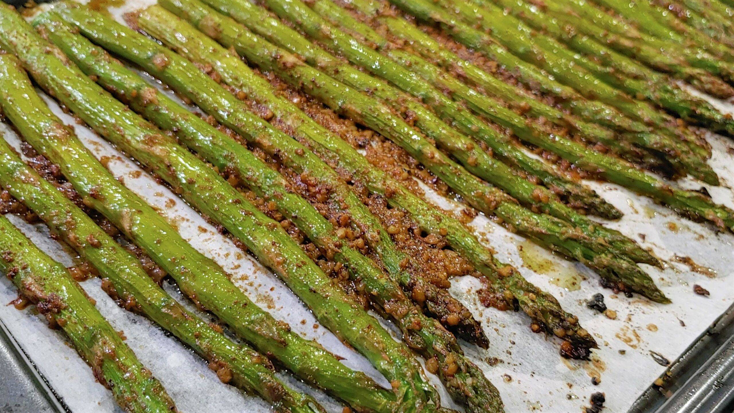 Roasted Tex Mex Asparagus Marinated and Roasted! asparagus - Dining in with Danielle