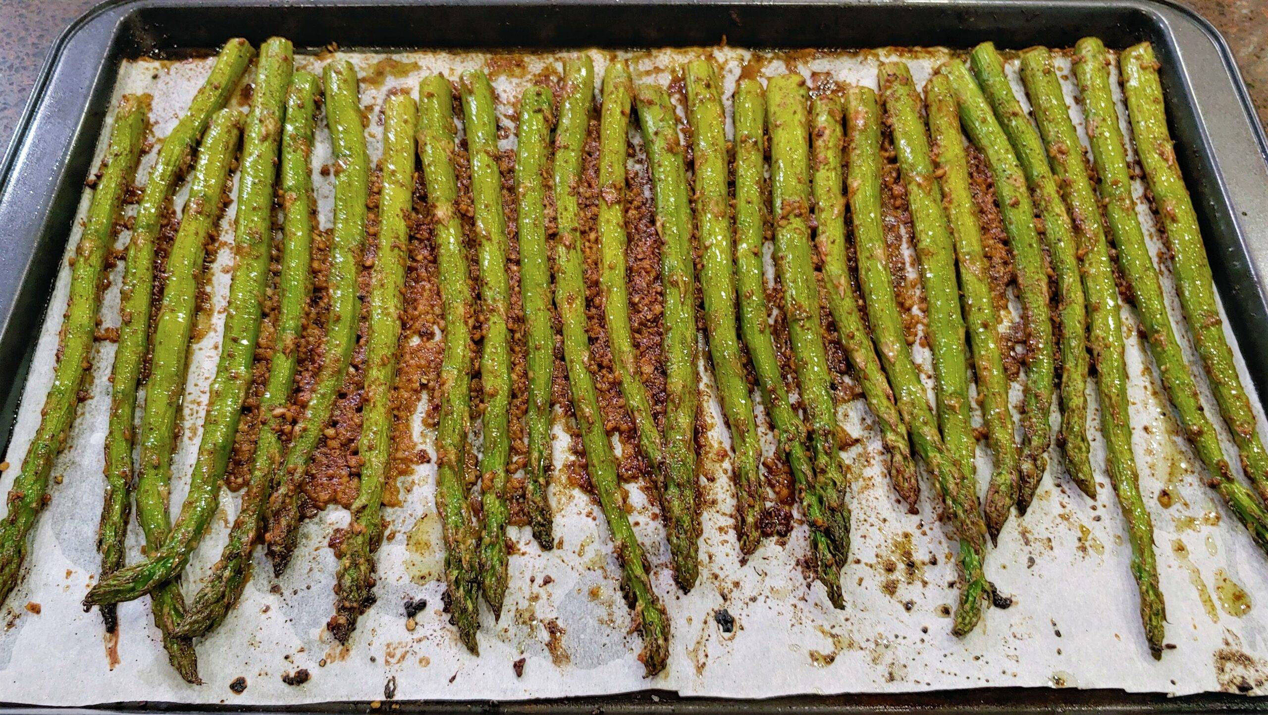 Roasted asparagus - Dining in with Danielle