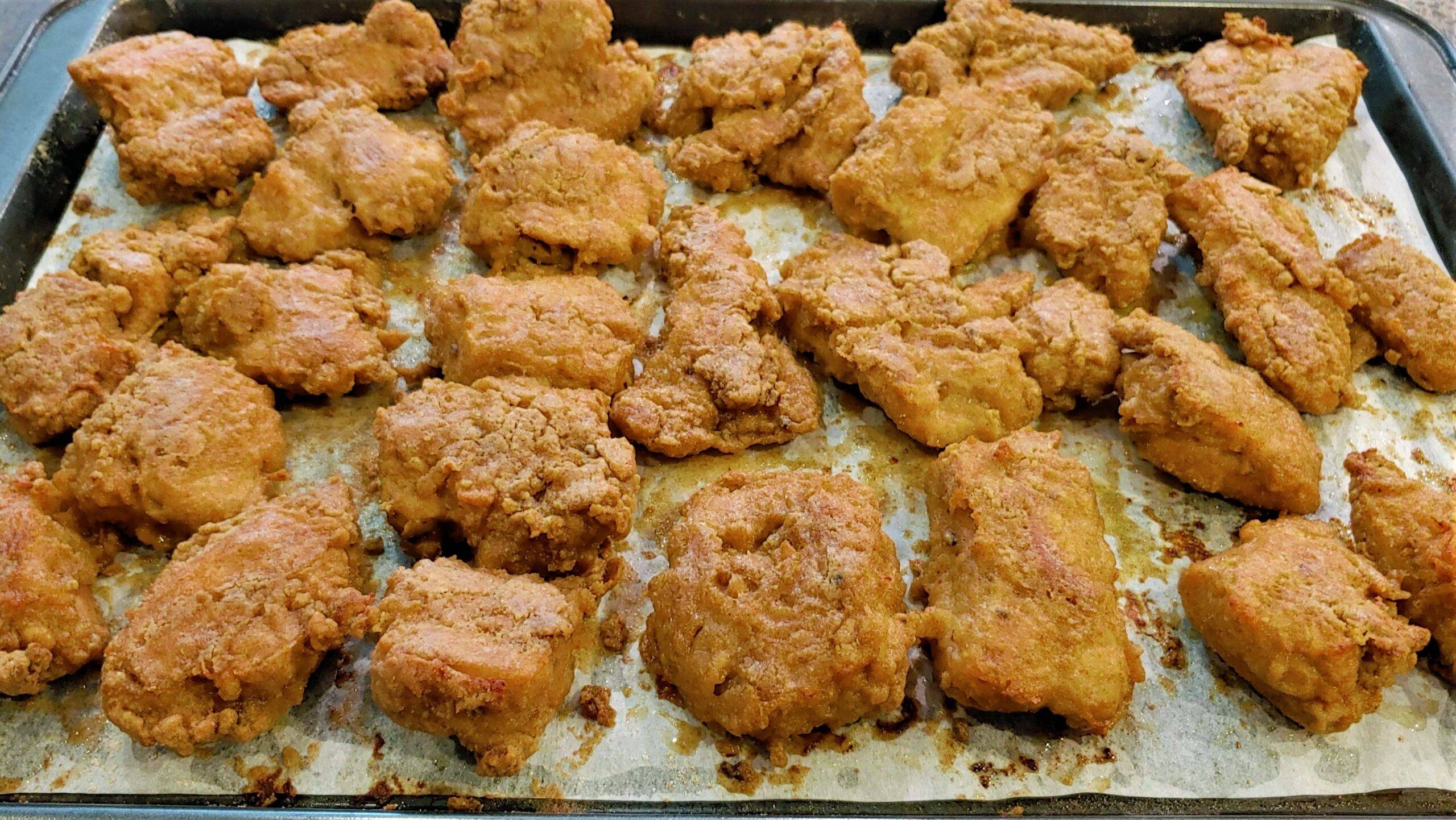 Oven fried chicken - Dining in with Danielle