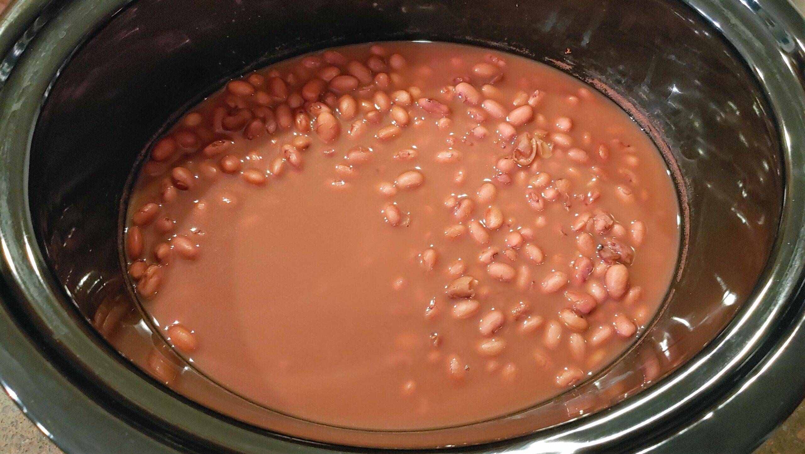 crockpot dry red beans - Dining in with Danielle