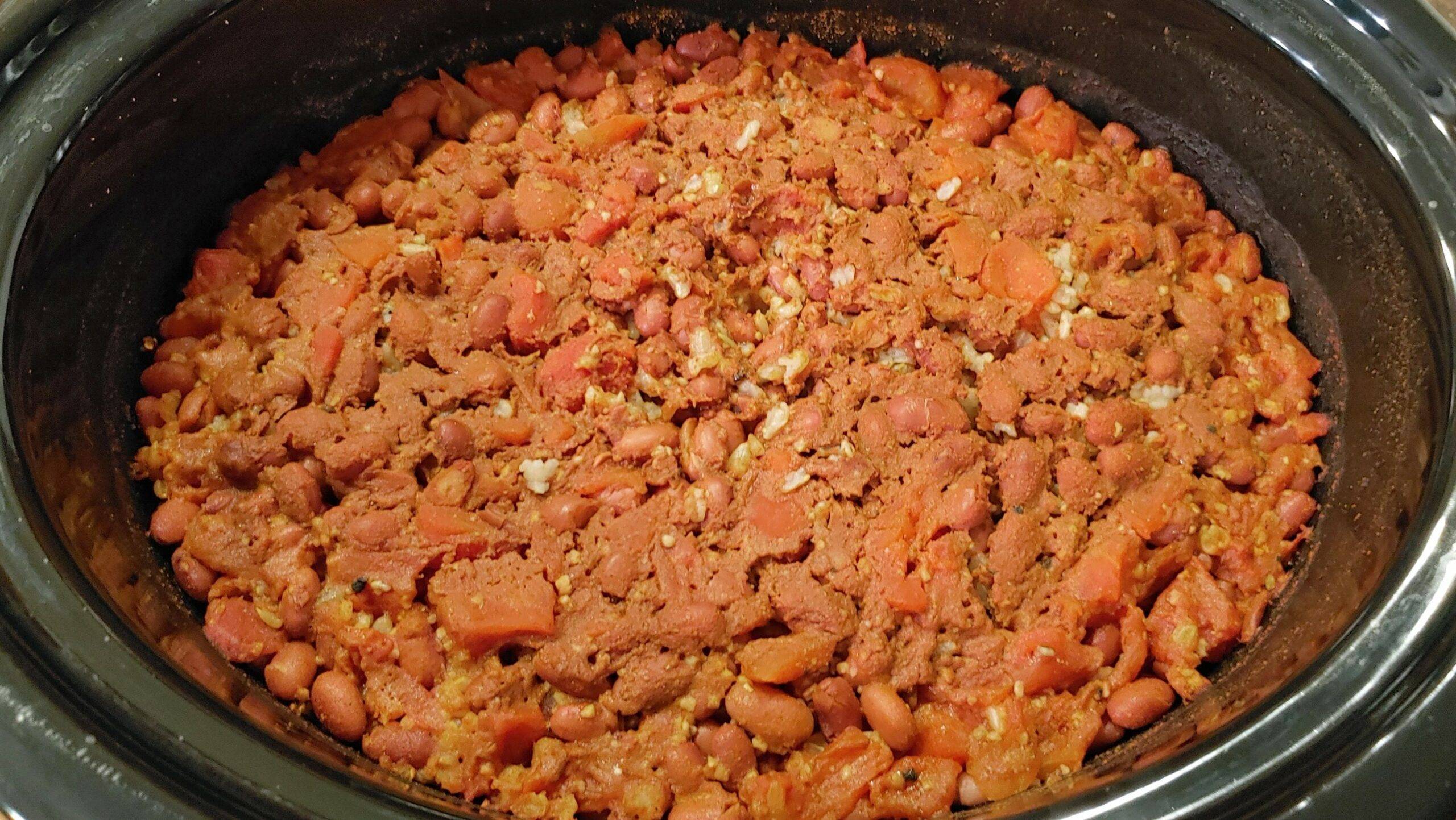 crockpot rice and beans - Dining in with Danielle