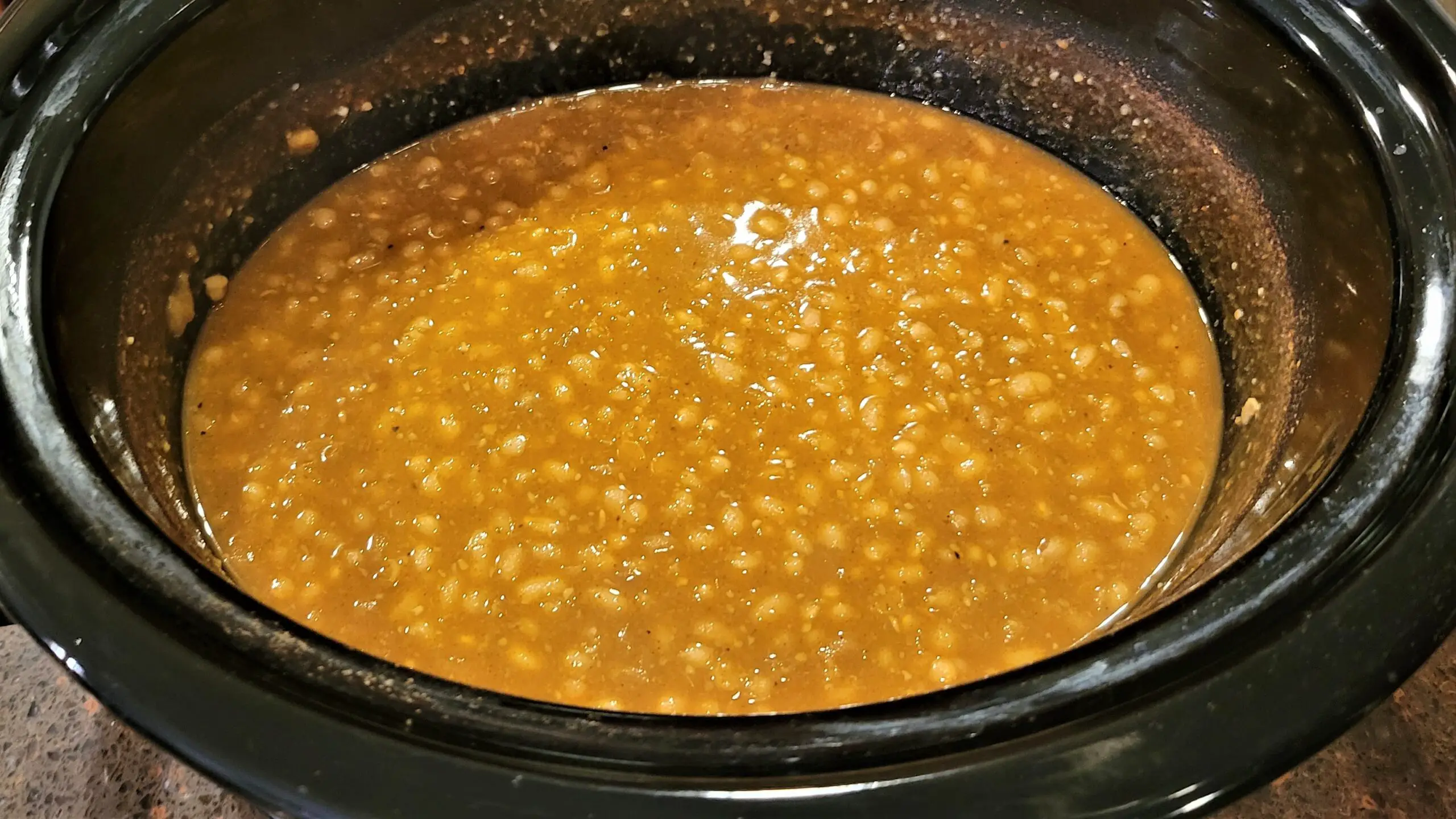 Crockpot navy beans - Dining in with Danielle