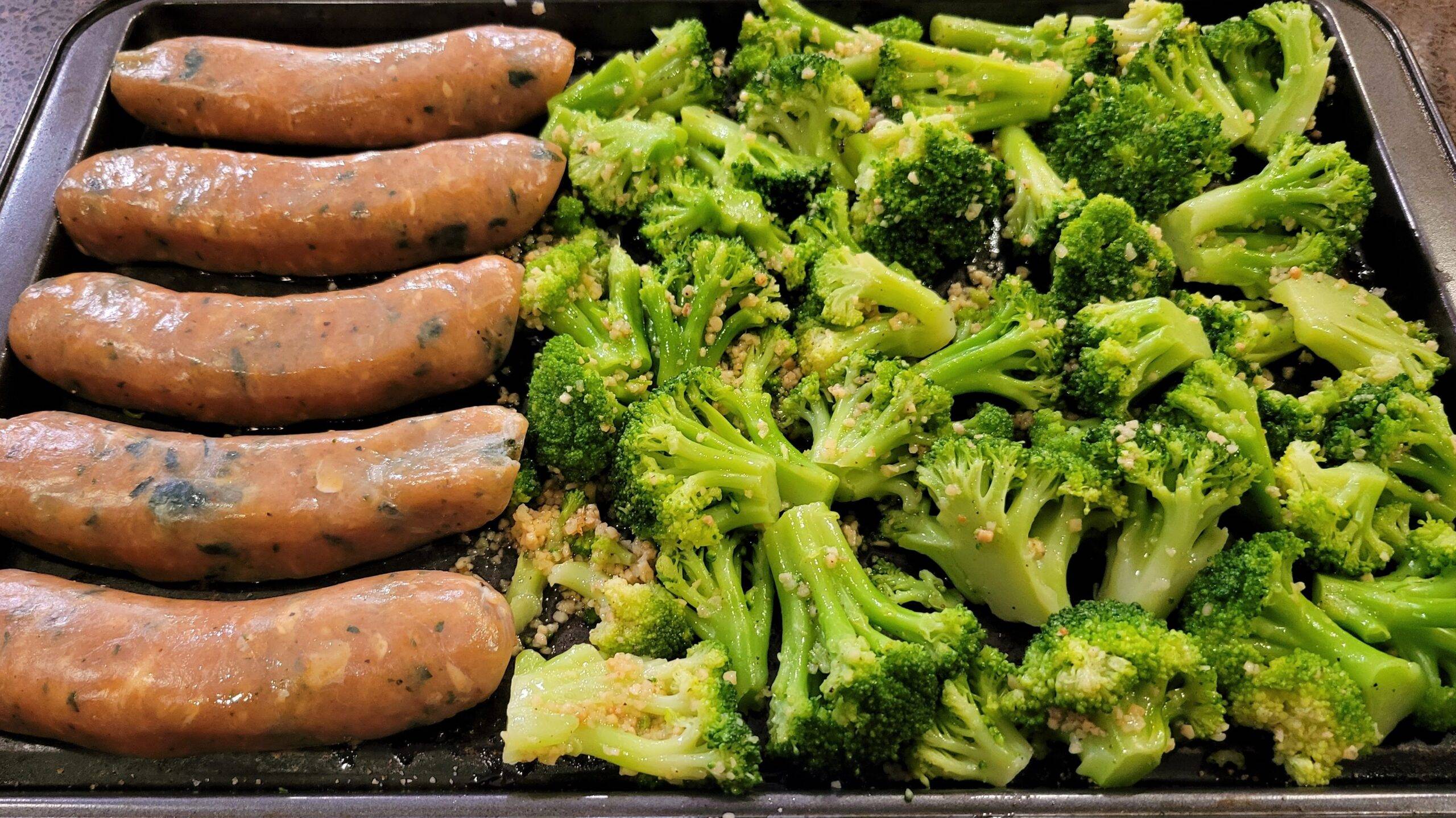 broccoli sausage pasta - Dining in with Danielle