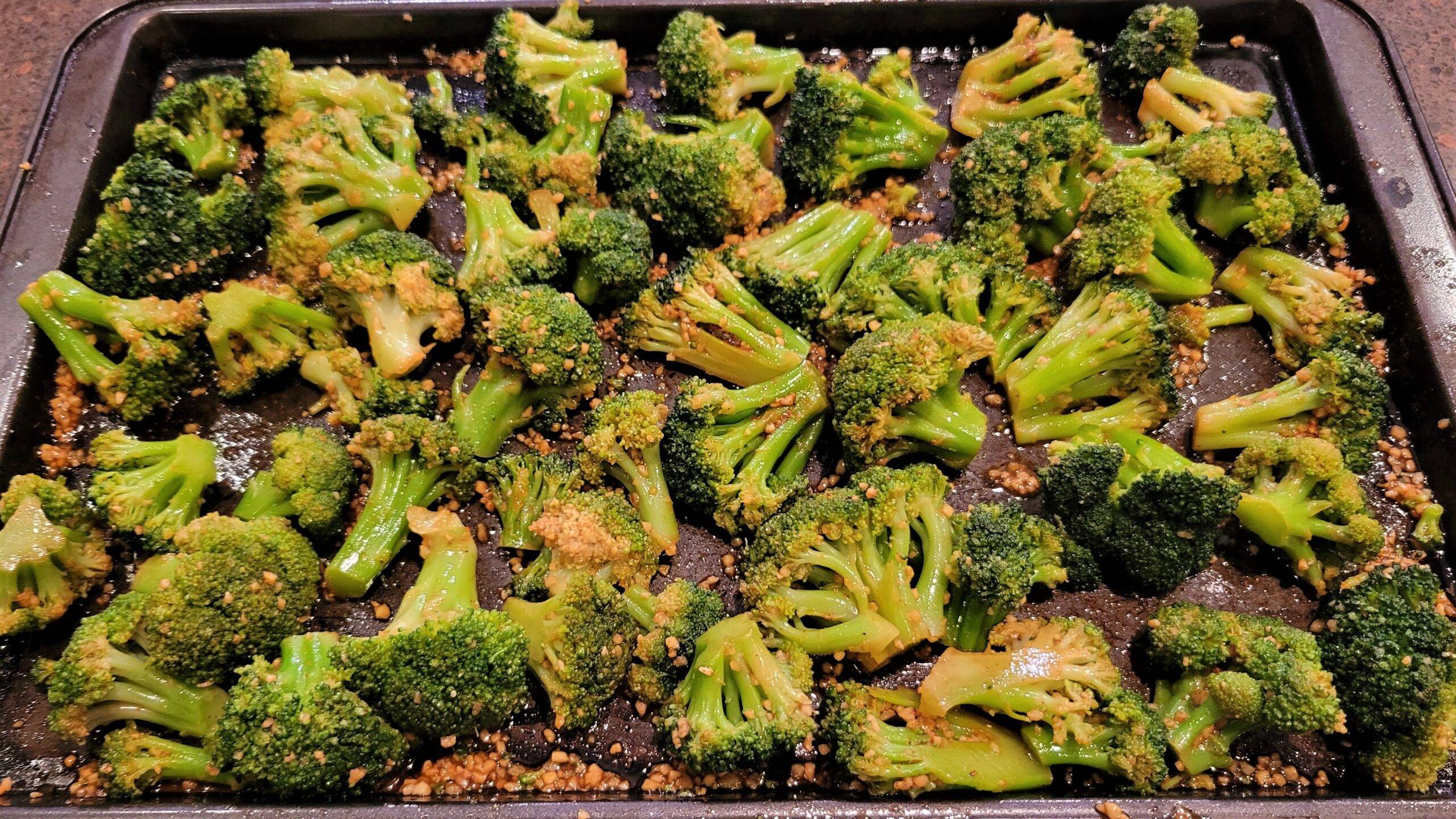soy sauce broccoli - Dining in with Danielle