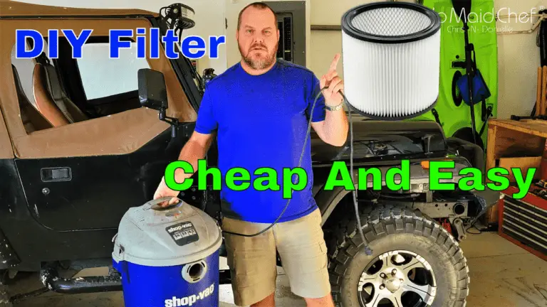 DIY Shop Vac Filter For Less Than A Dollar, That's Cheap!