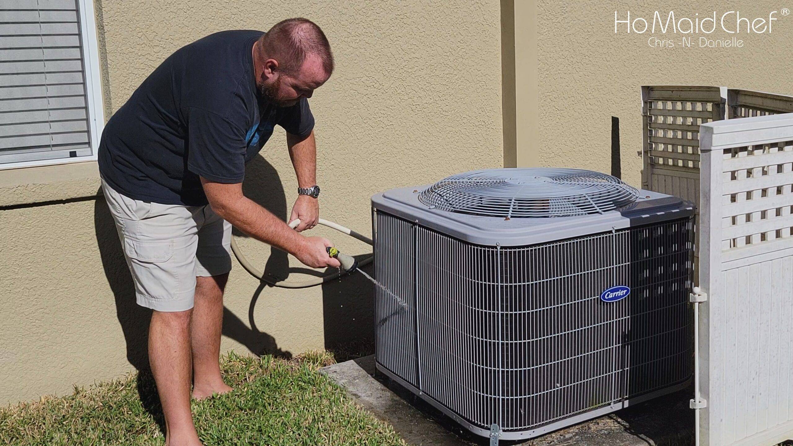 Quarterly Maintenance For Your AC Condenser - Chris Does What