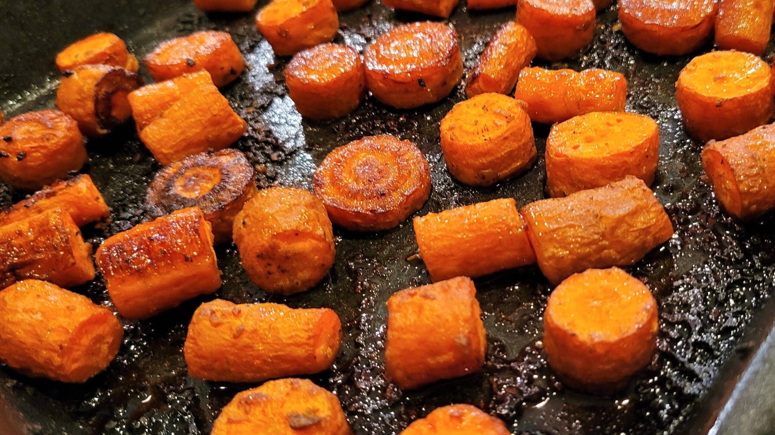 Roasted Soy Sauce Carrots! Roasted Carrots - Dining in with Danielle