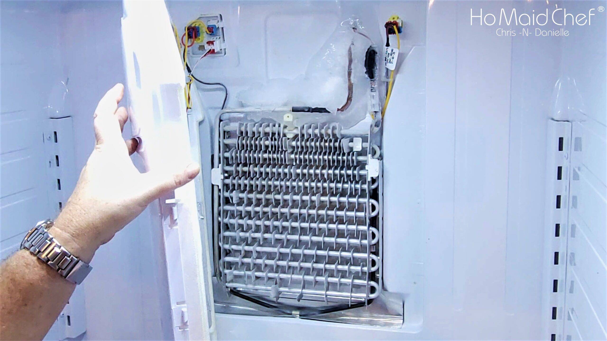 Evaporator Panel Remove On Samsung Fridge - Chris Does What