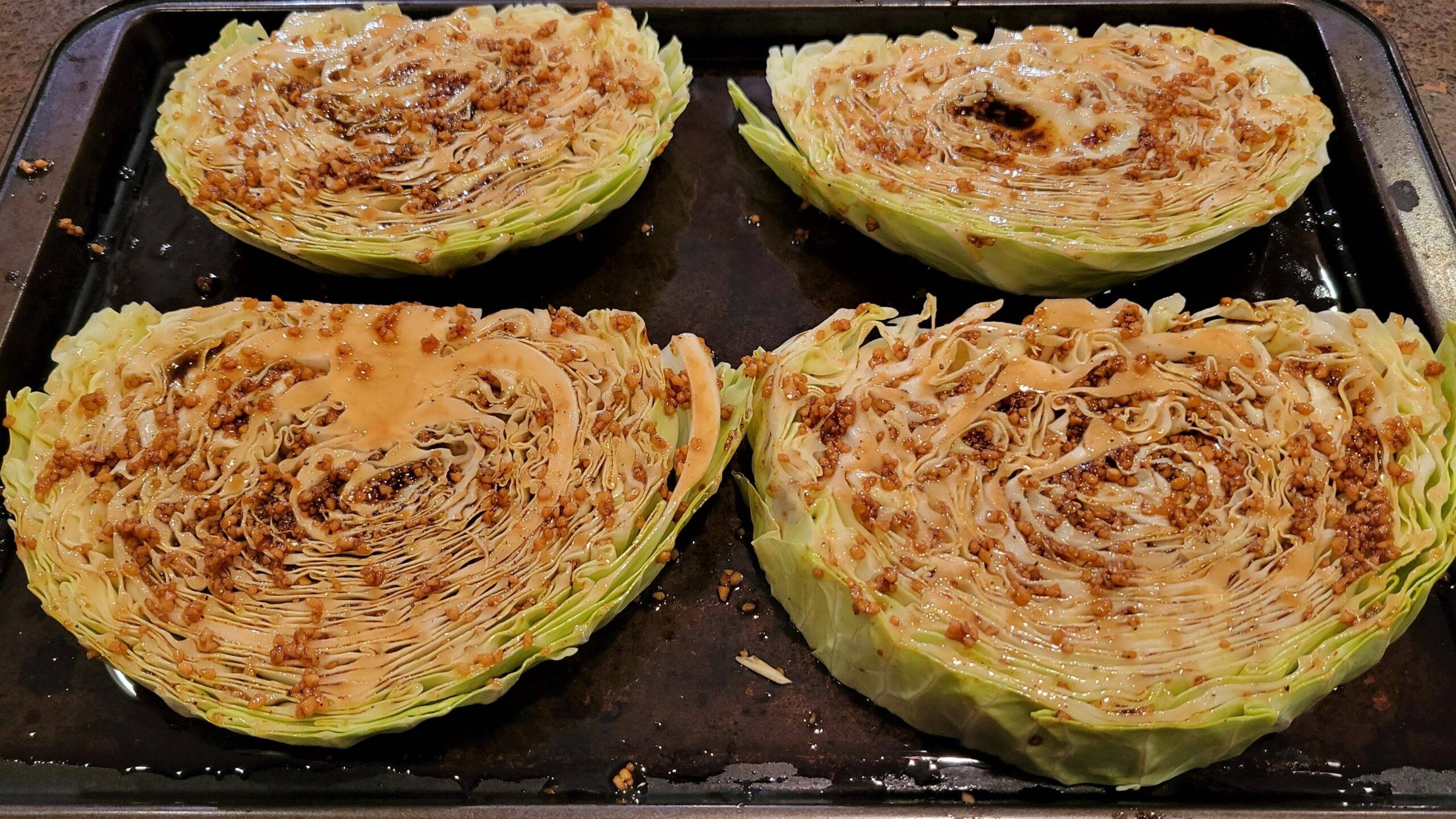 Cabbage Steaks - Dining in with Danielle