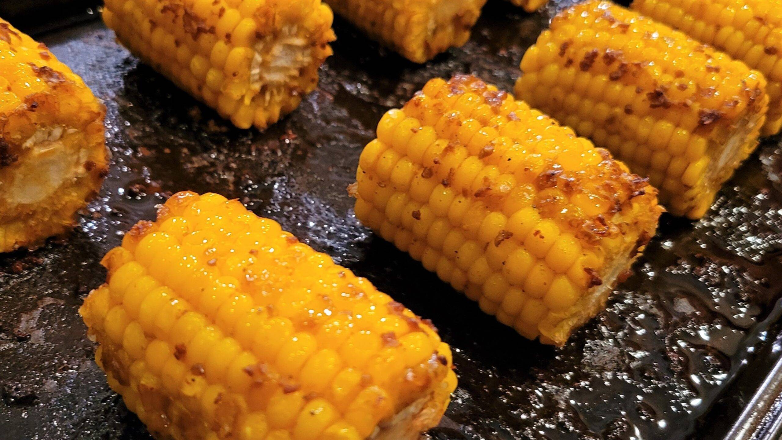 Roasted Soy Sauce Corn On The Cob Juicy and Roasted! Corn On The Cob - Dining in with Danielle