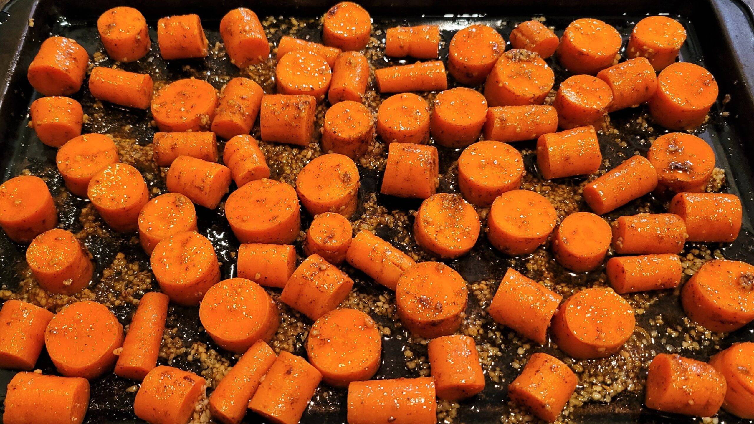 Roasted Carrots in the Oven - Dining in with Danielle