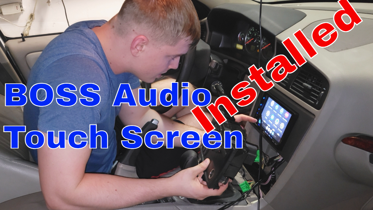 Install BOSS Touch Radio Car Stereo