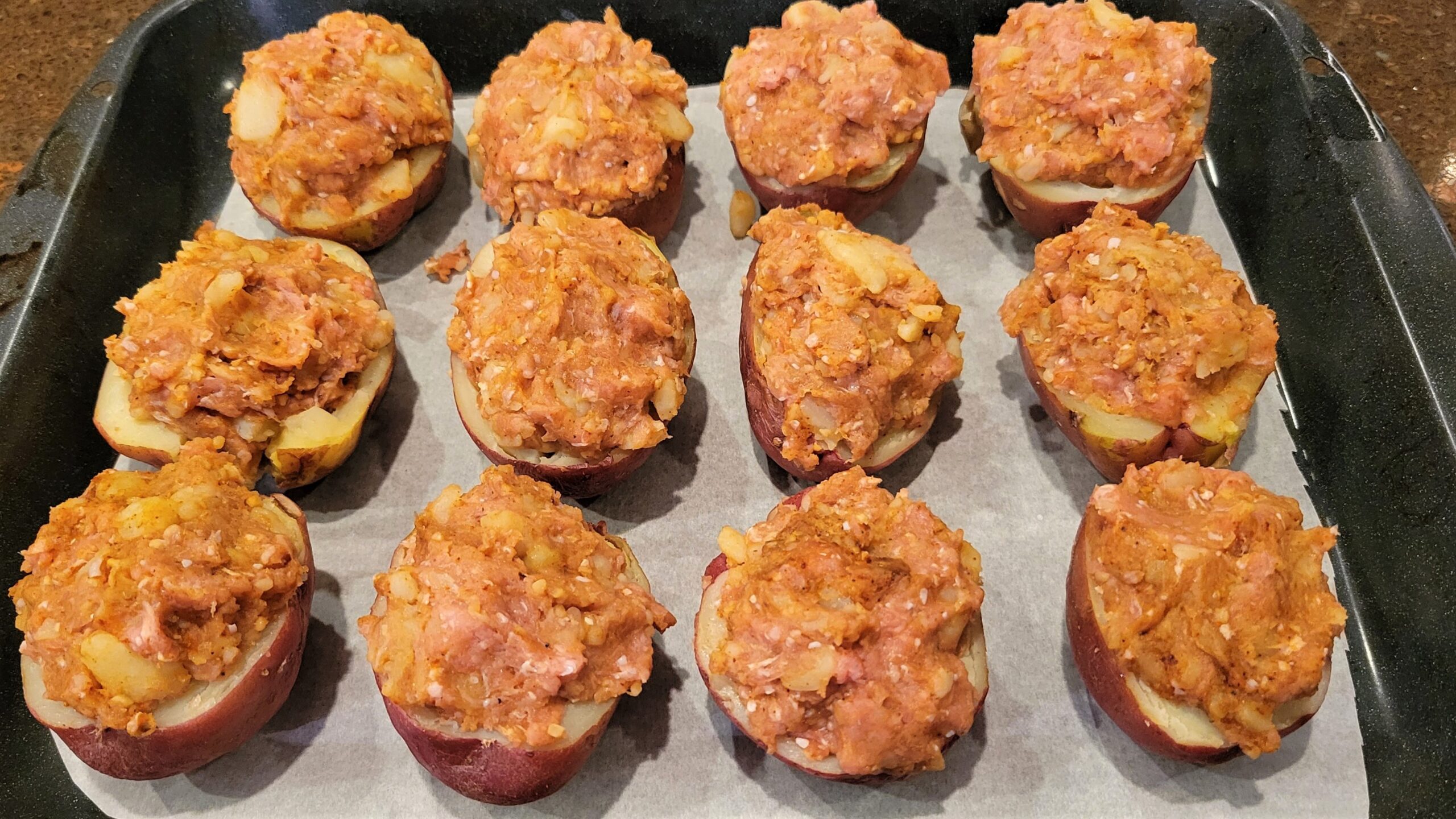 Tex Mex Meatloaf Potatoes Filled! Meatloaf Potatoes - Dining in with Danielle