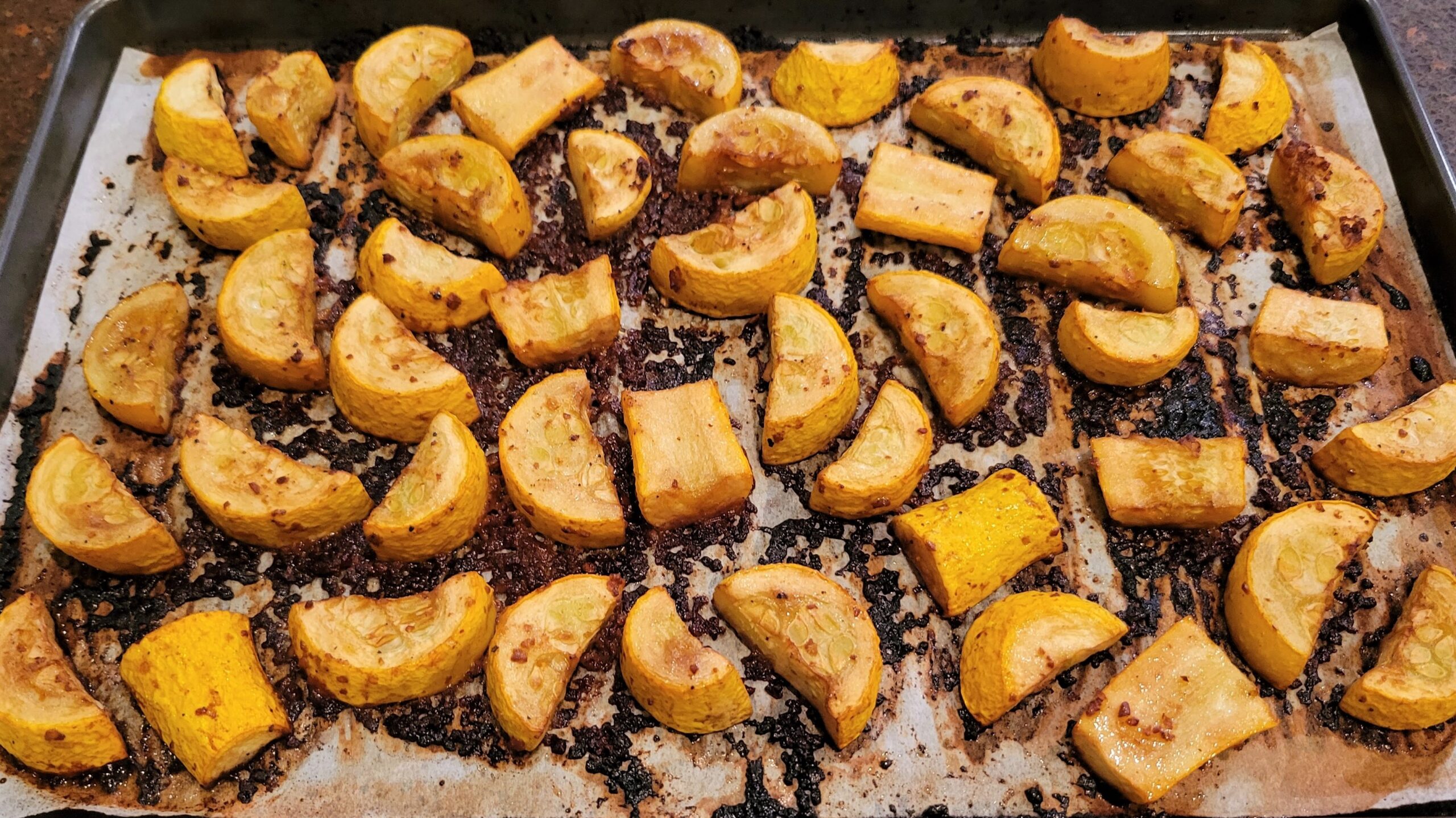 Roasted Yellow Squash - Dining in with Danielle