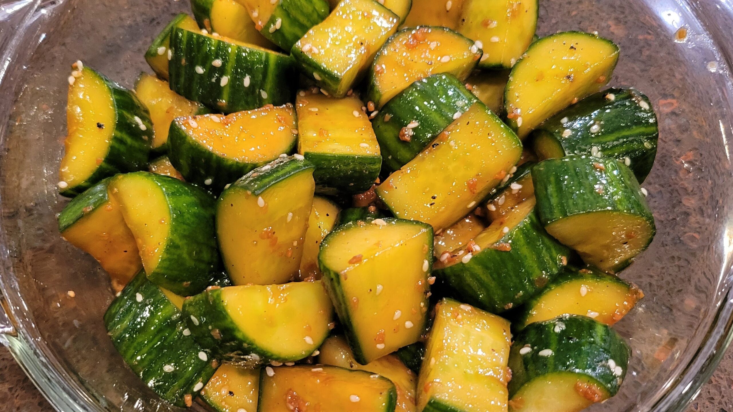 Soy Sauce Ginger Cucumber Salad Fresh and Delicious! Cucumber Salad - Dining in with Danielle