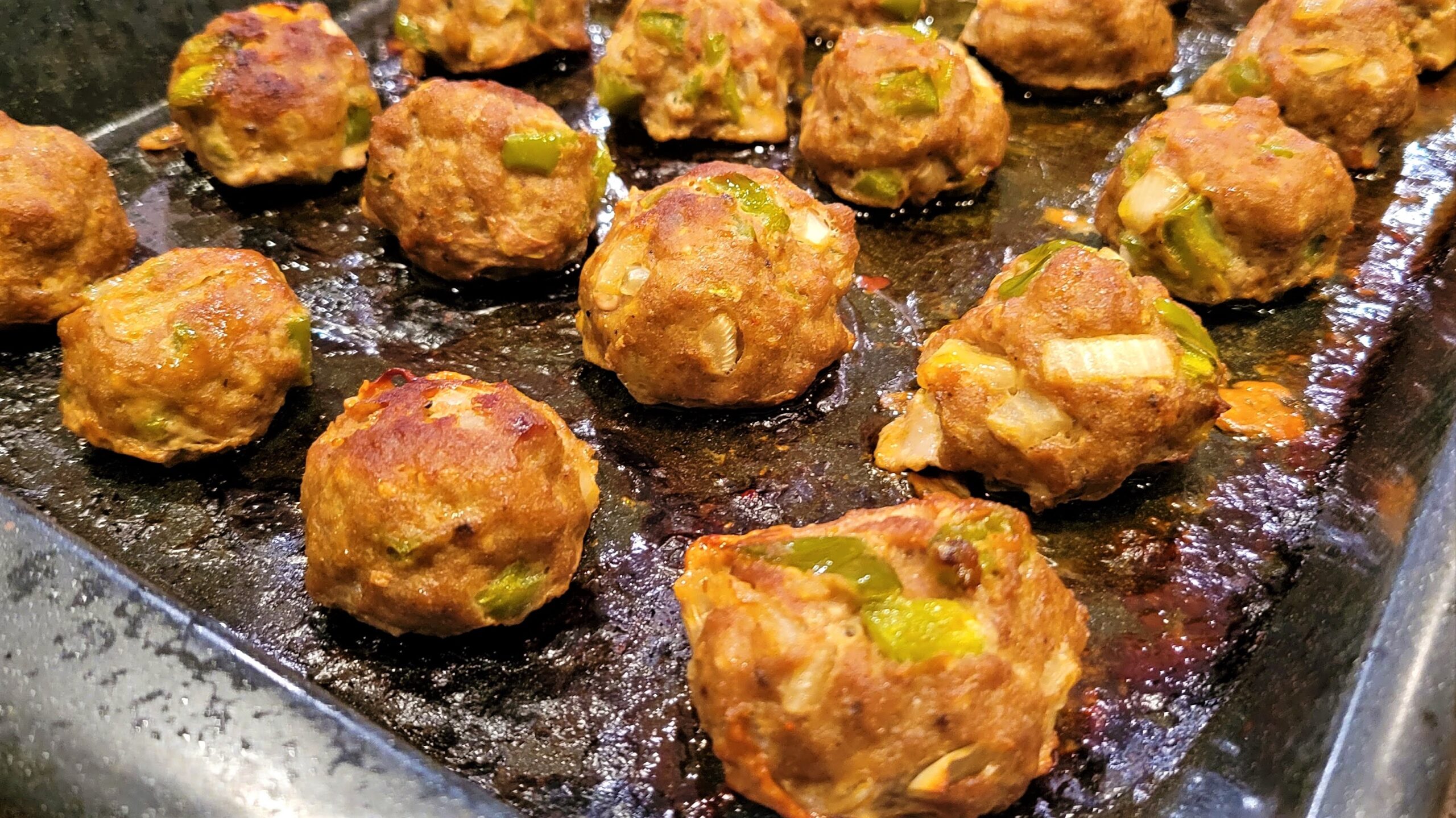 Fajita Meatballs for Dinner and Appetizers! Meatballs - Dining in with Danielle