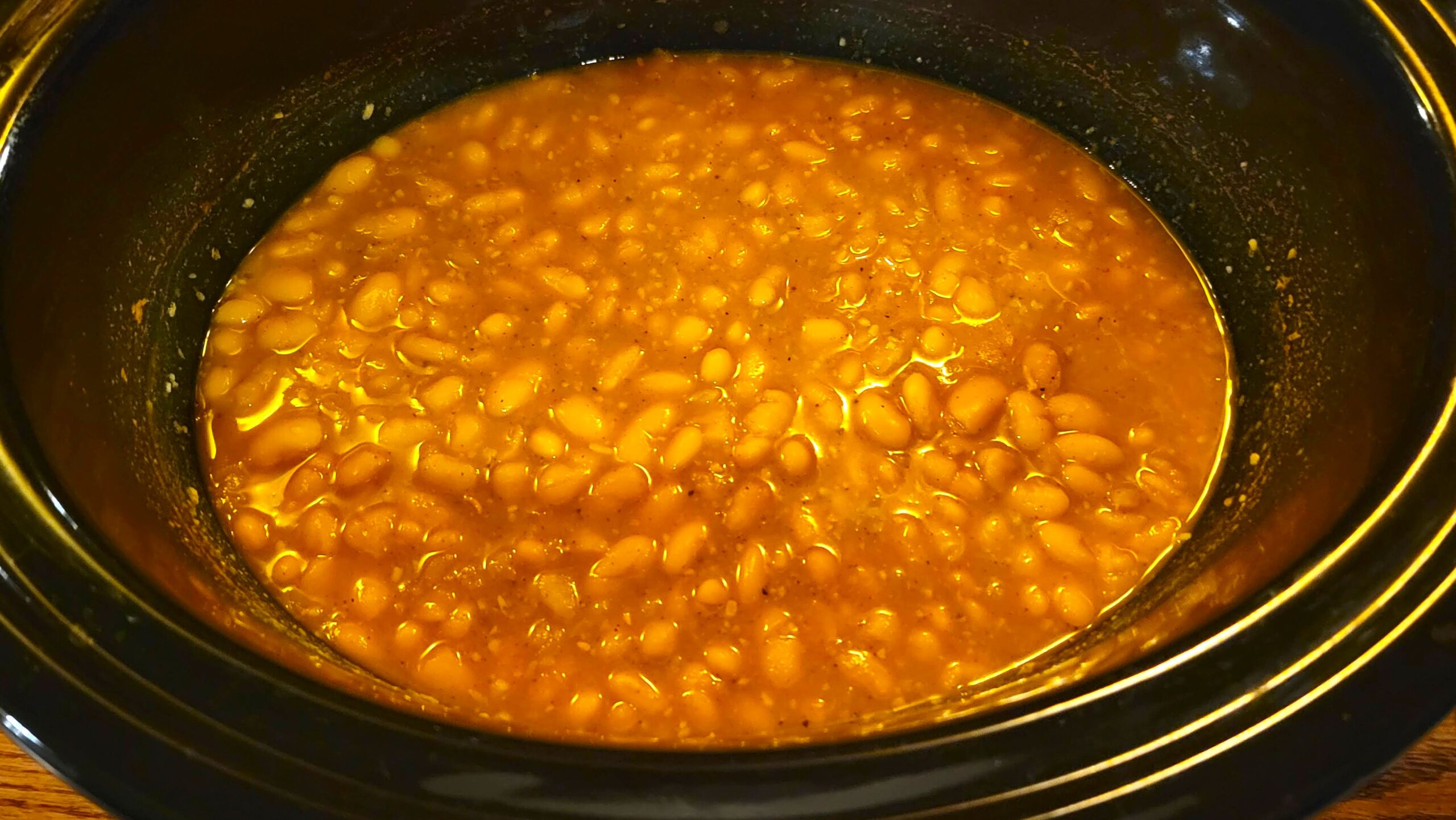 Slow Cooker White Beans - Dining in with Danielle