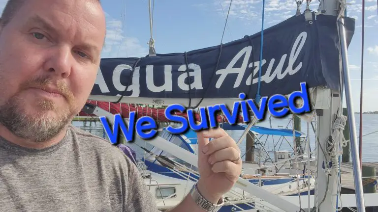 We Made It Through The Hurricane! Our Sailboat's Solar Panels Didn't. | Ep 36