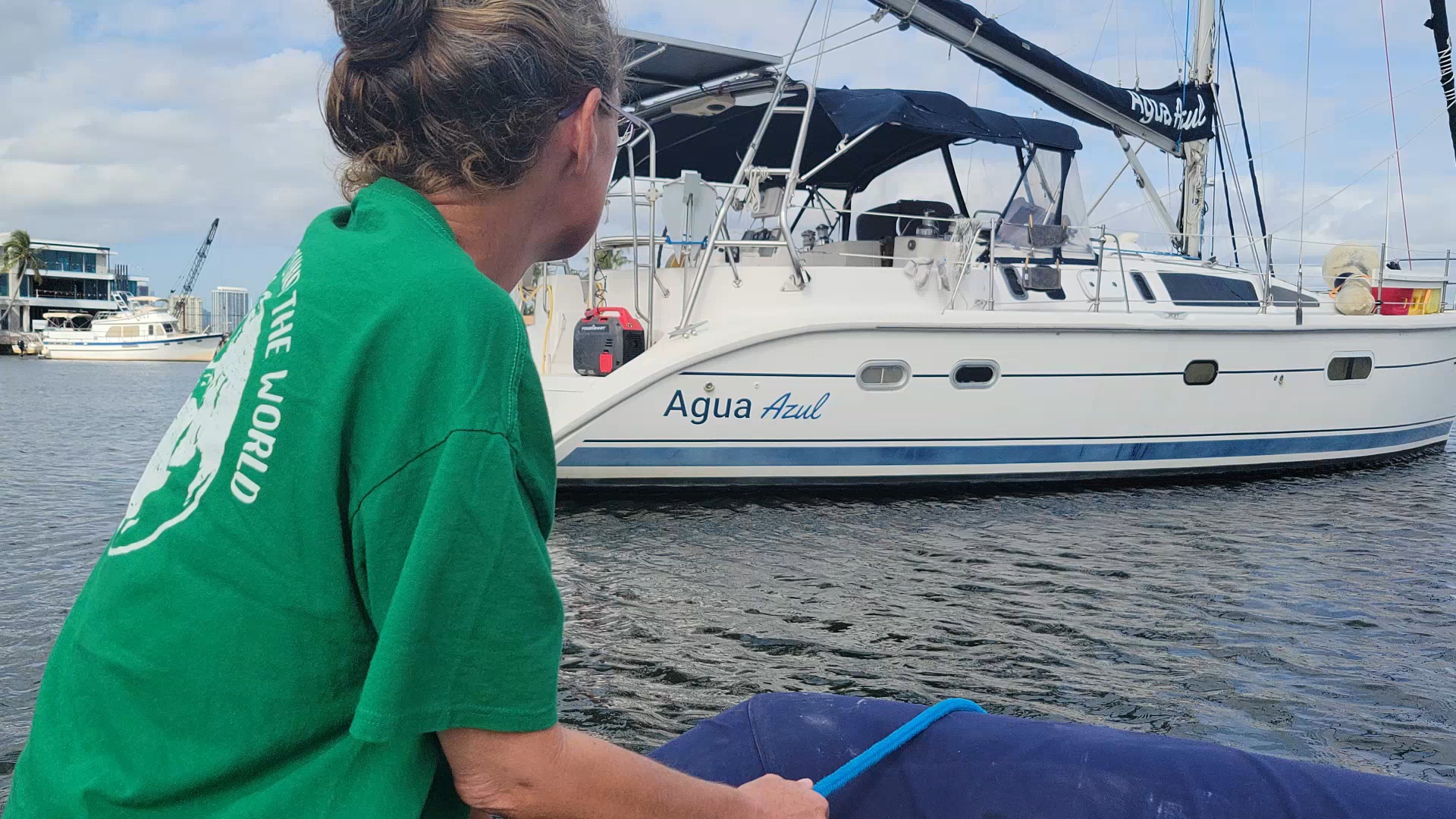 Cleaning Up the Boat